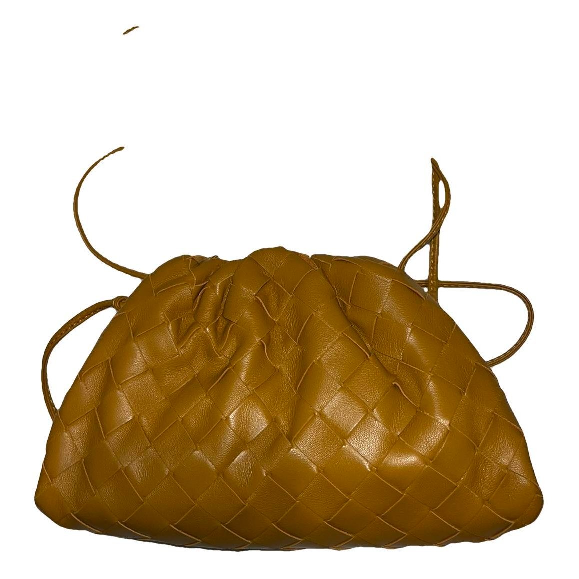 Pouch leather clutch bag