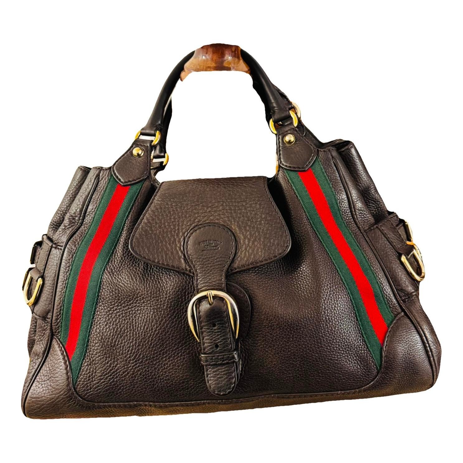 Leather handbag