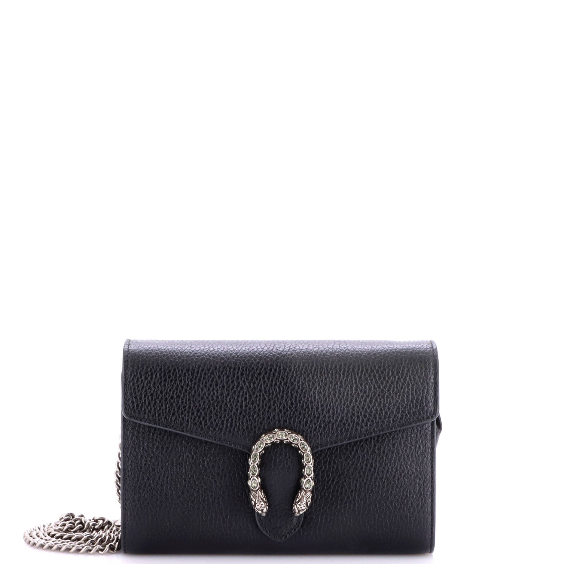 Dionysus Chain Wallet Leather with Embellished Detail Small