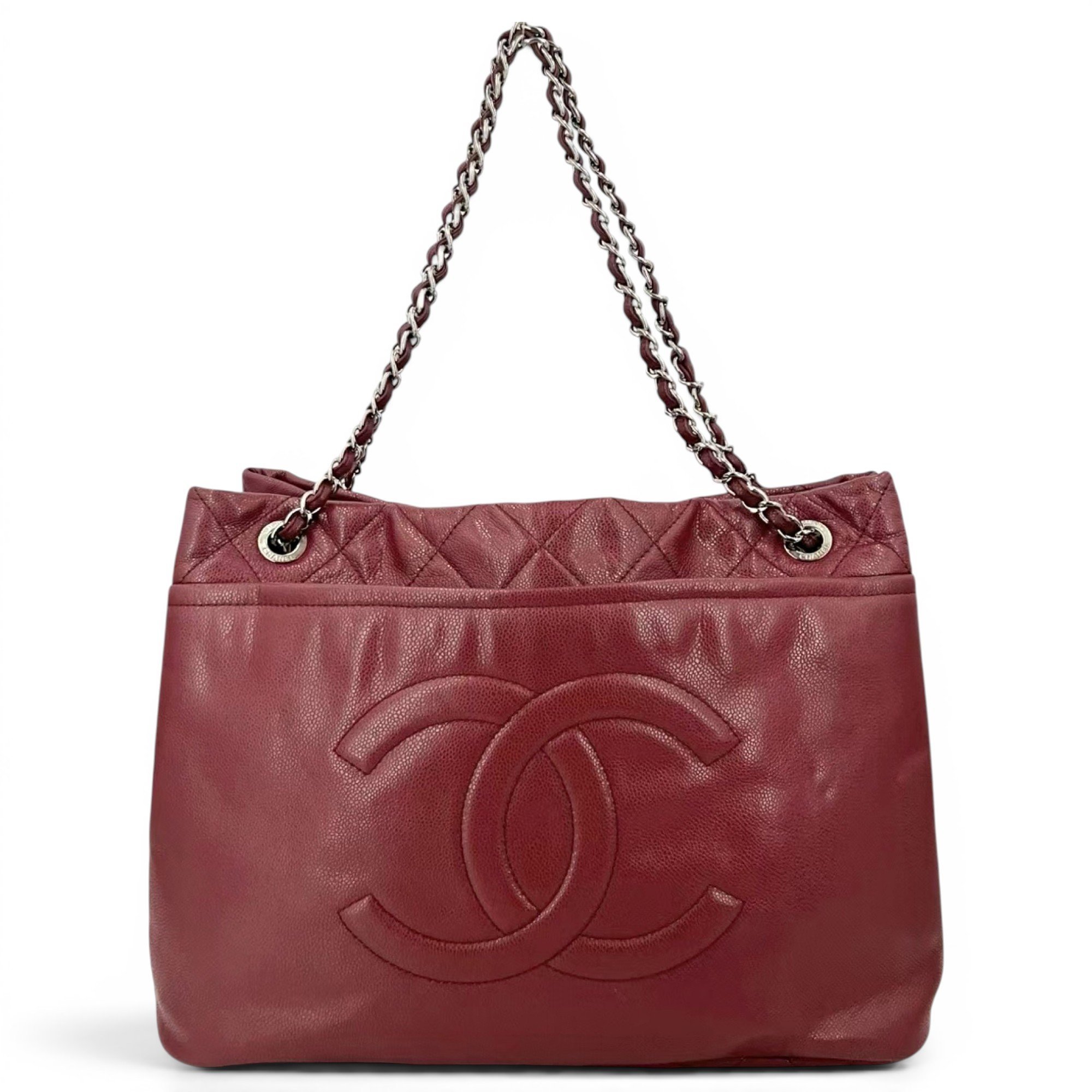 Grand shopping leather tote