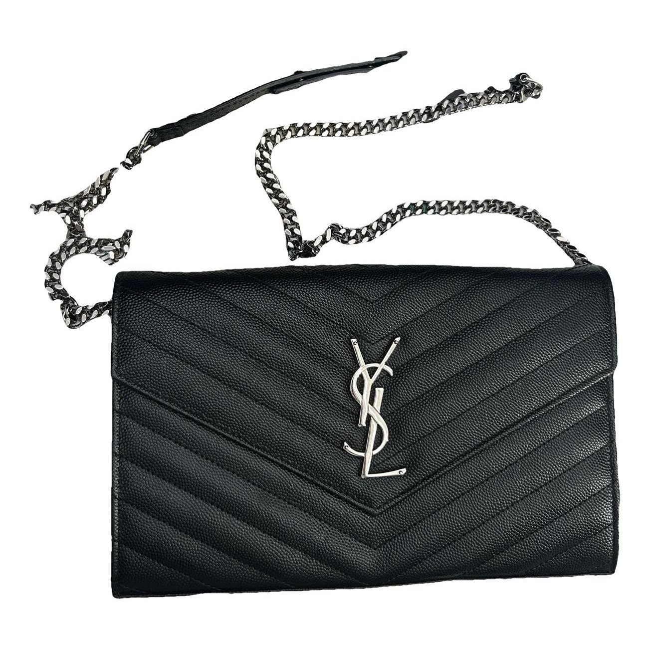 Envelope leather crossbody bag