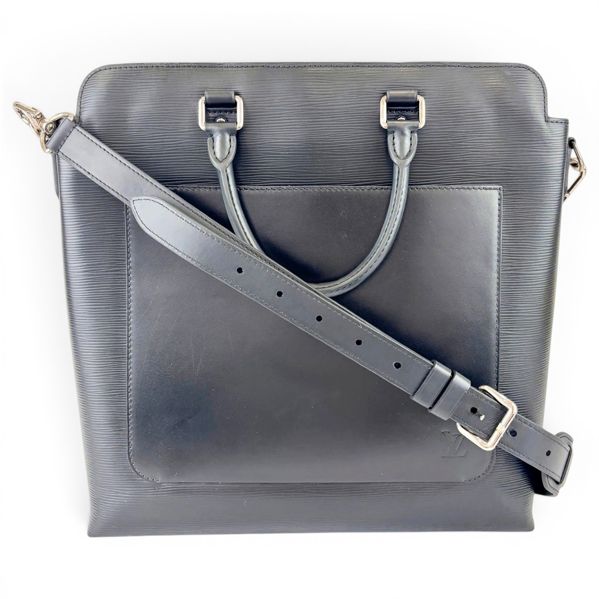 Leather tote