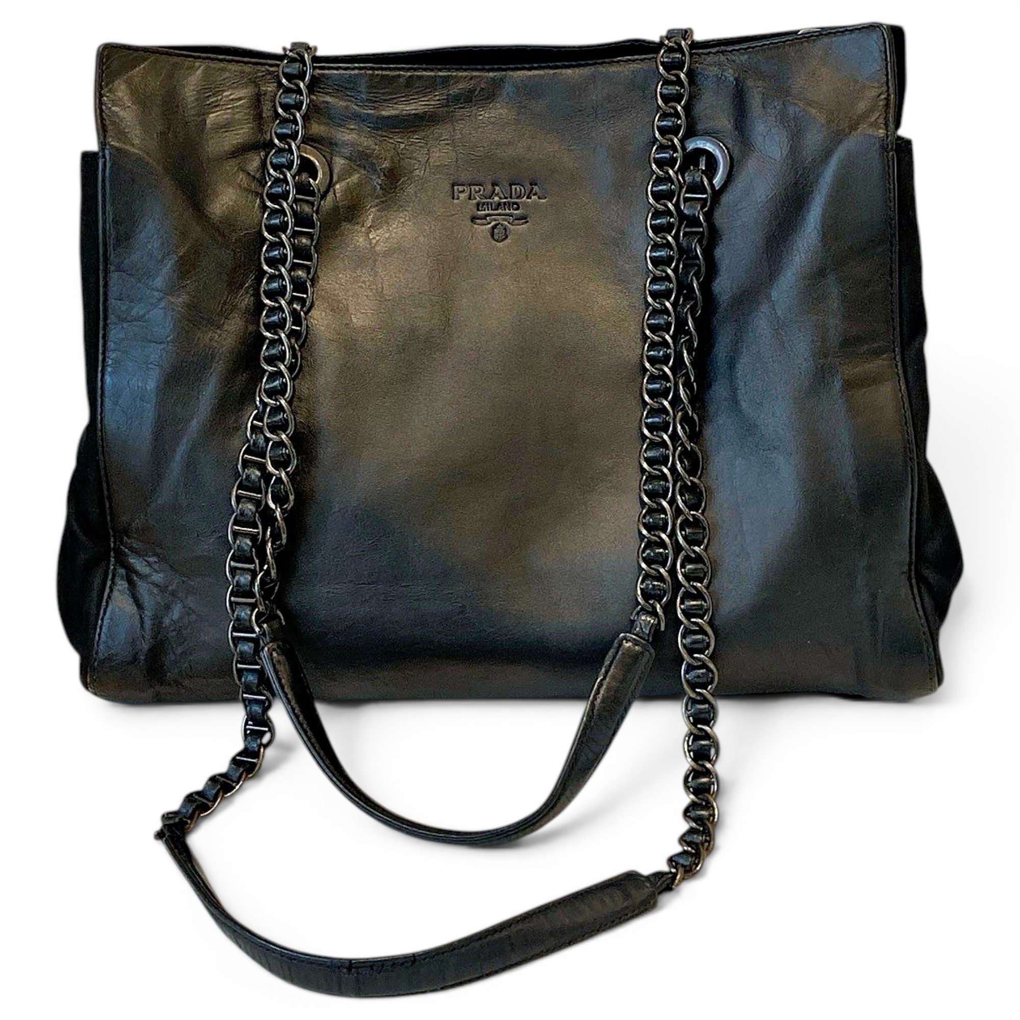Leather handbag