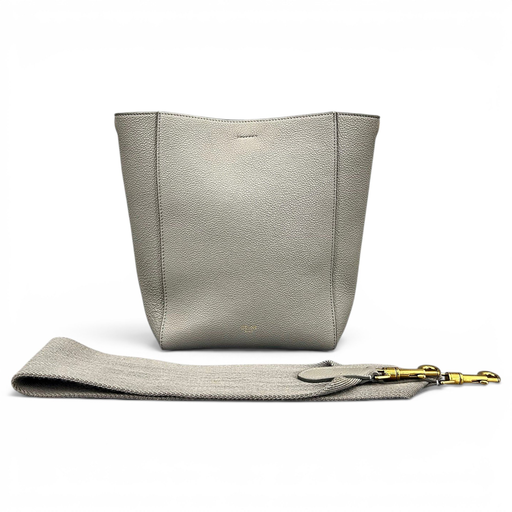 Seau Sangle leather handbag
