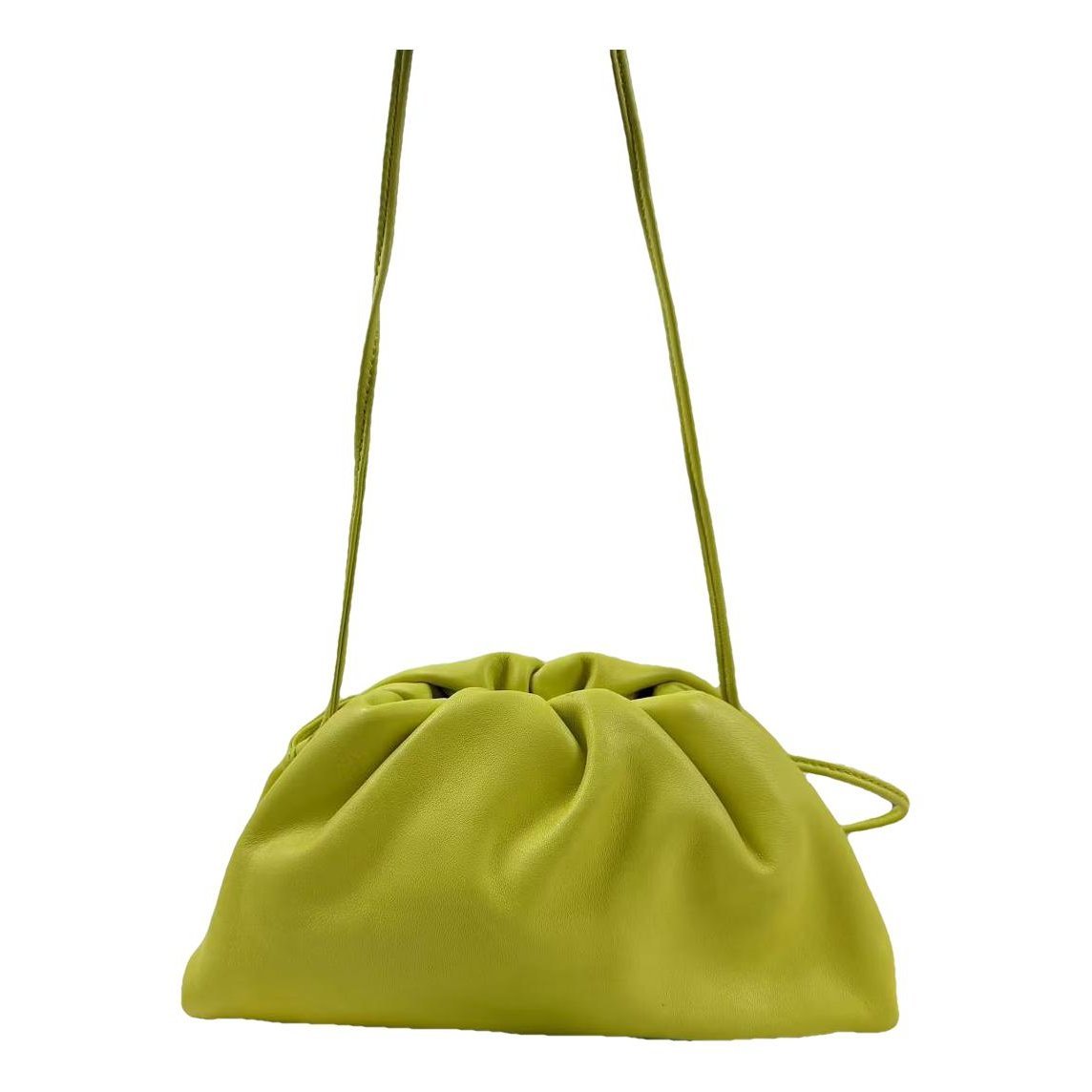 Pouch leather handbag