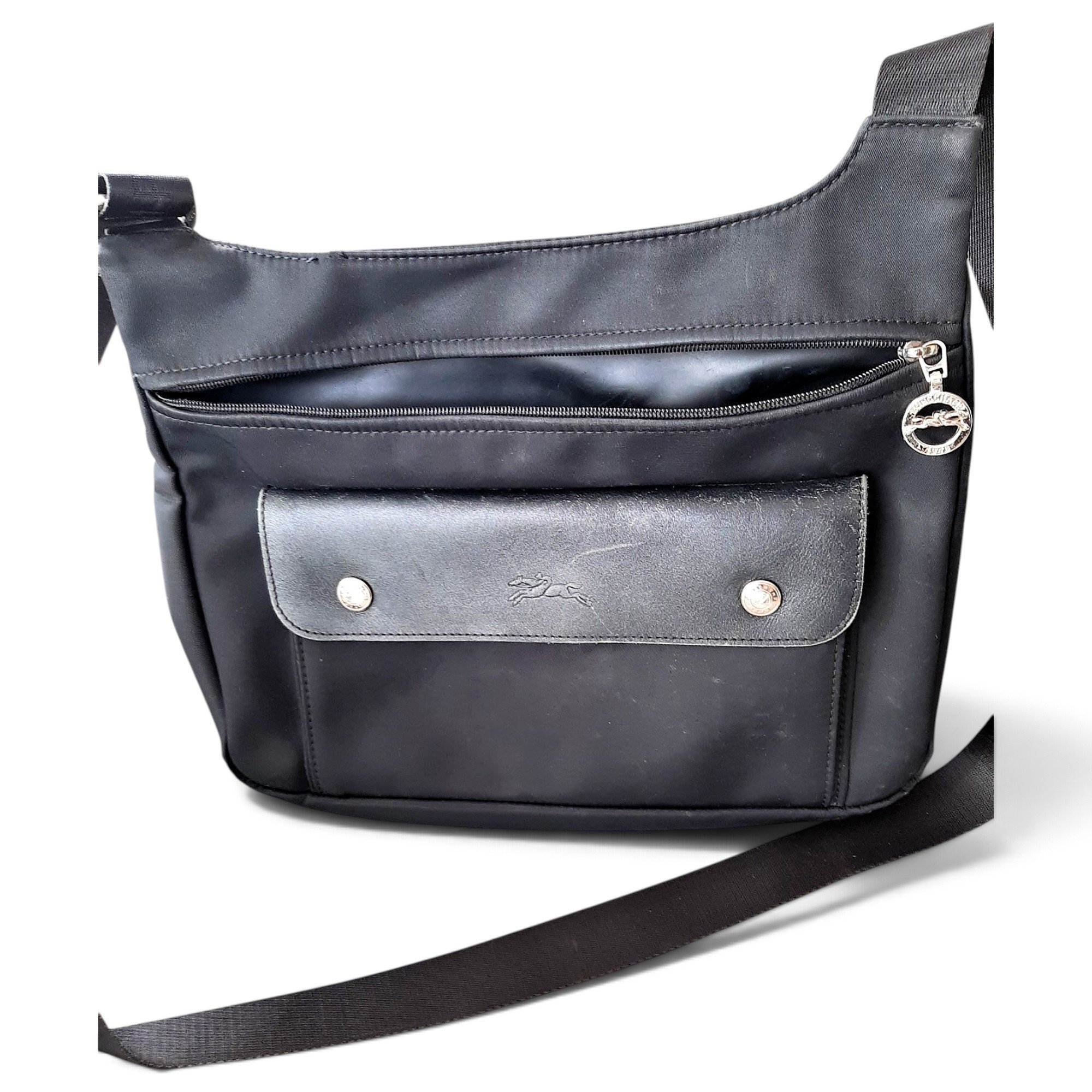 Leather crossbody bag