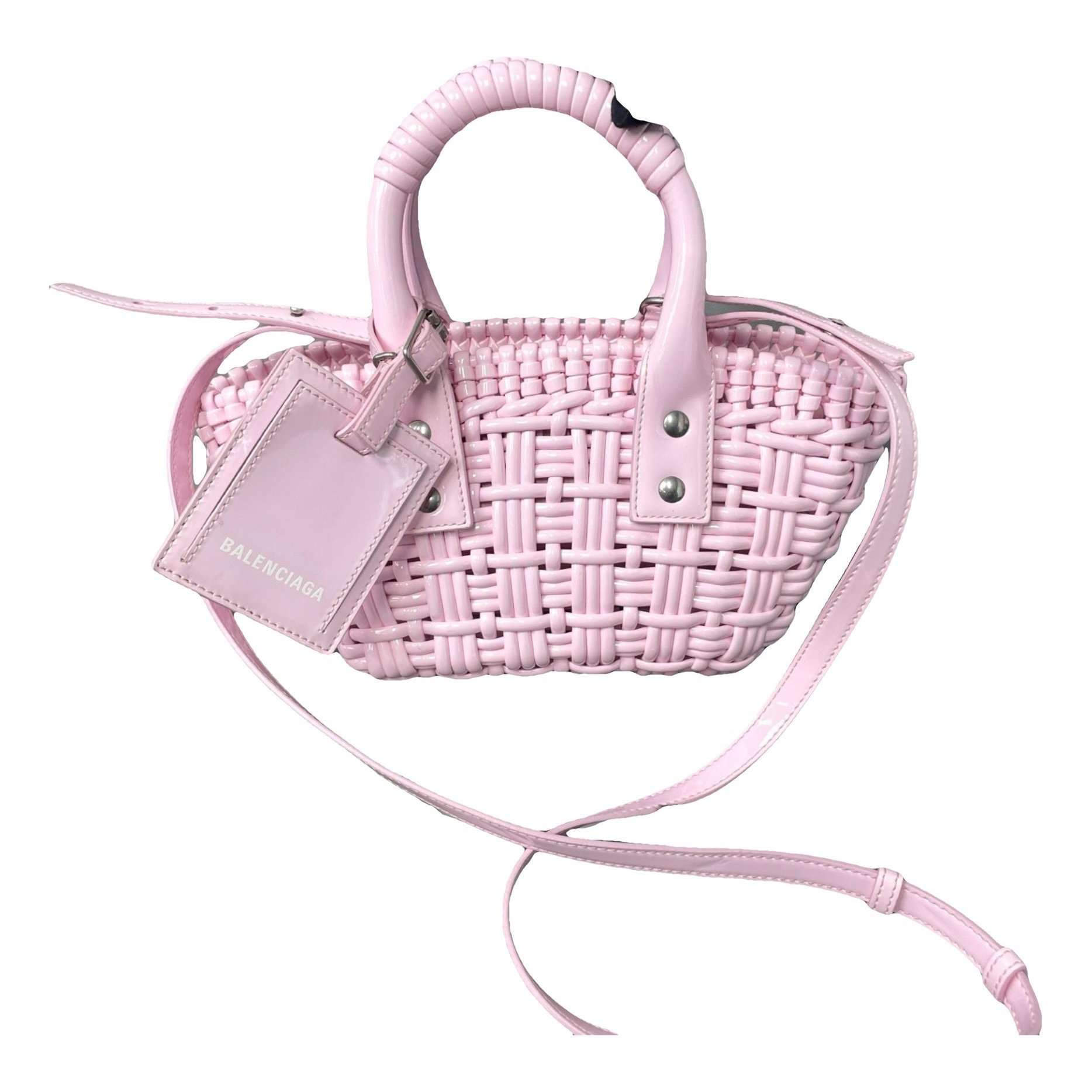 Bistro Panier patent leather handbag