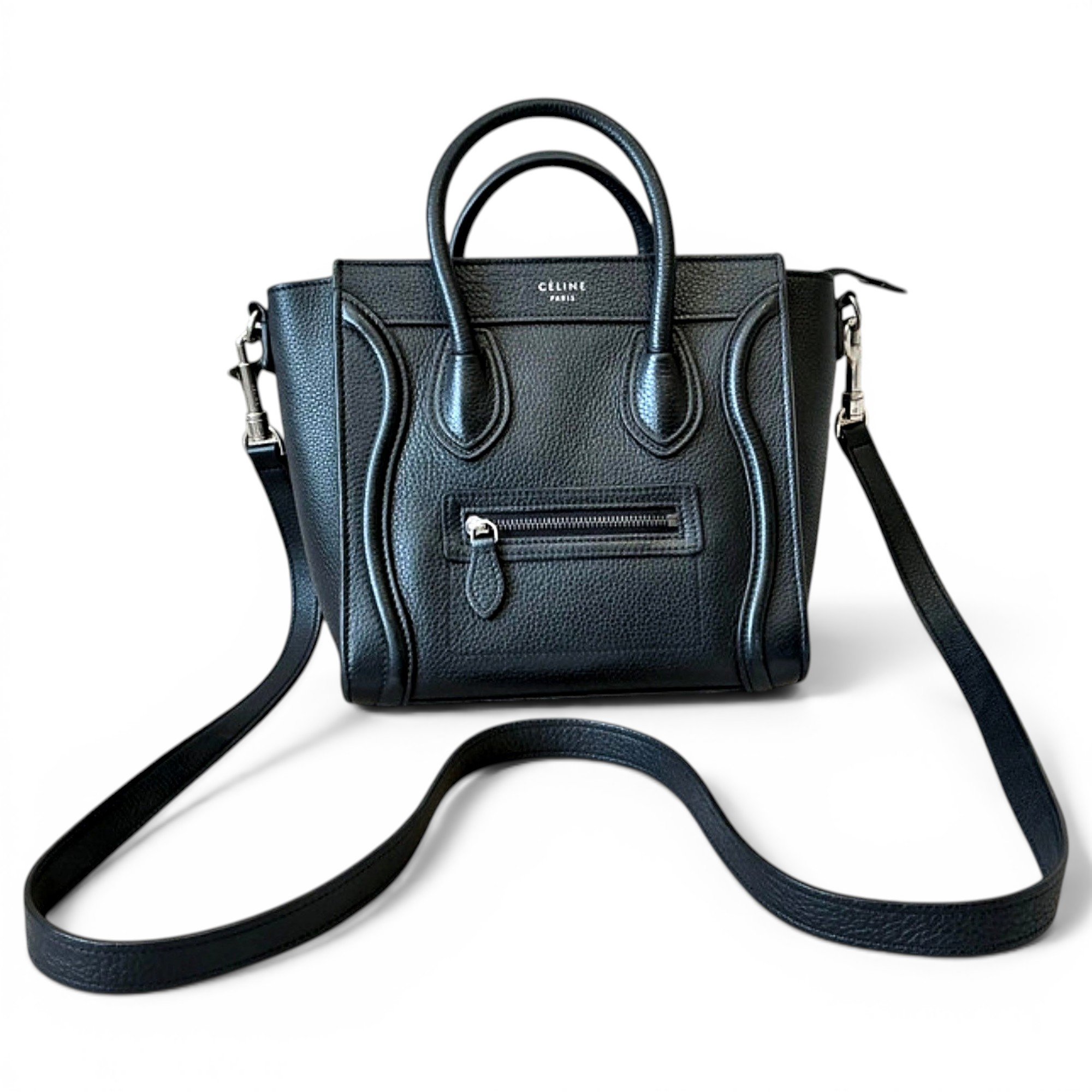Nano Luggage leather handbag
