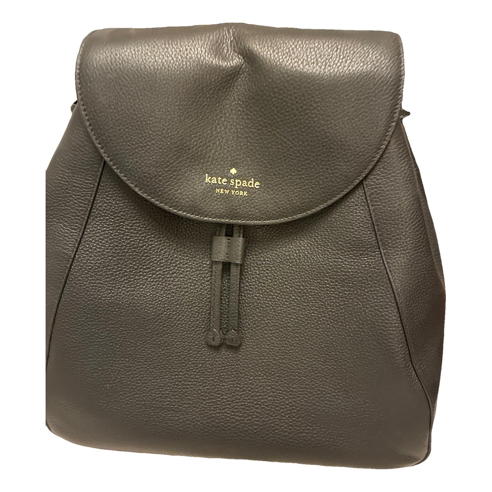 Leather backpack