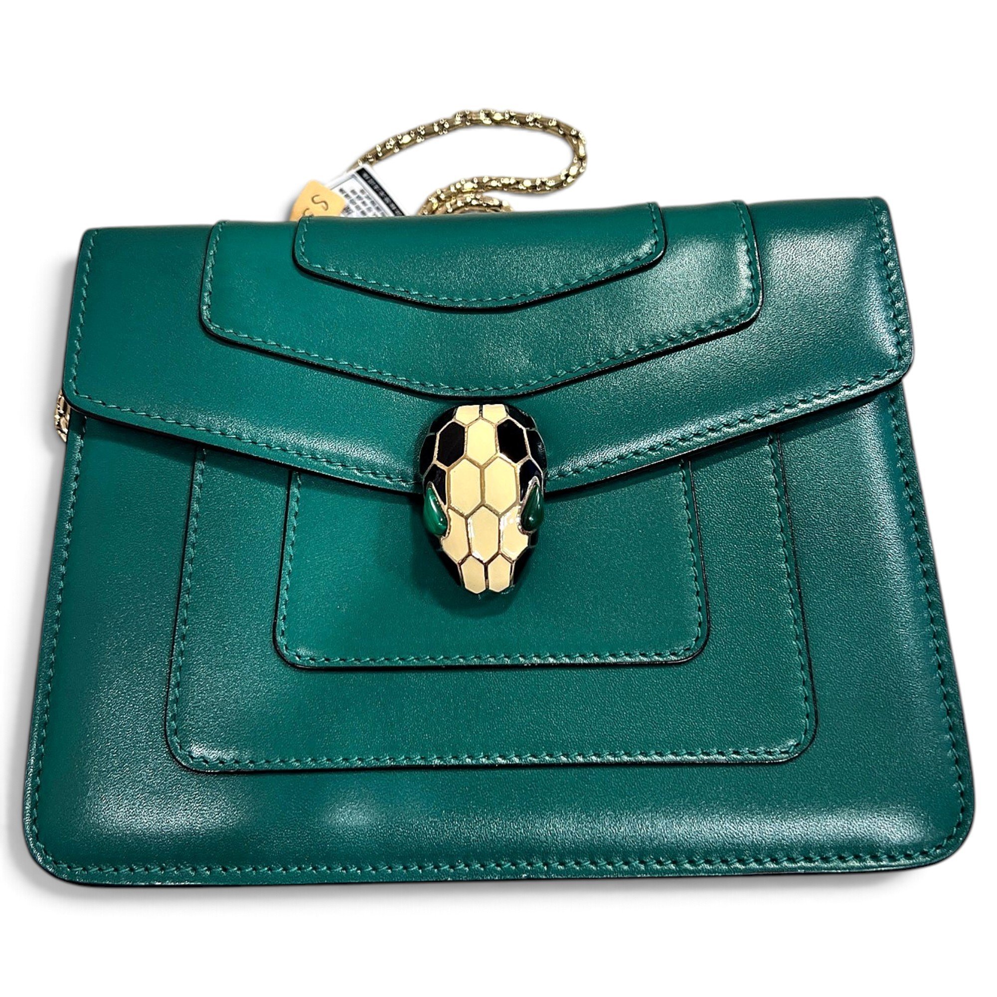 Serpenti leather crossbody bag