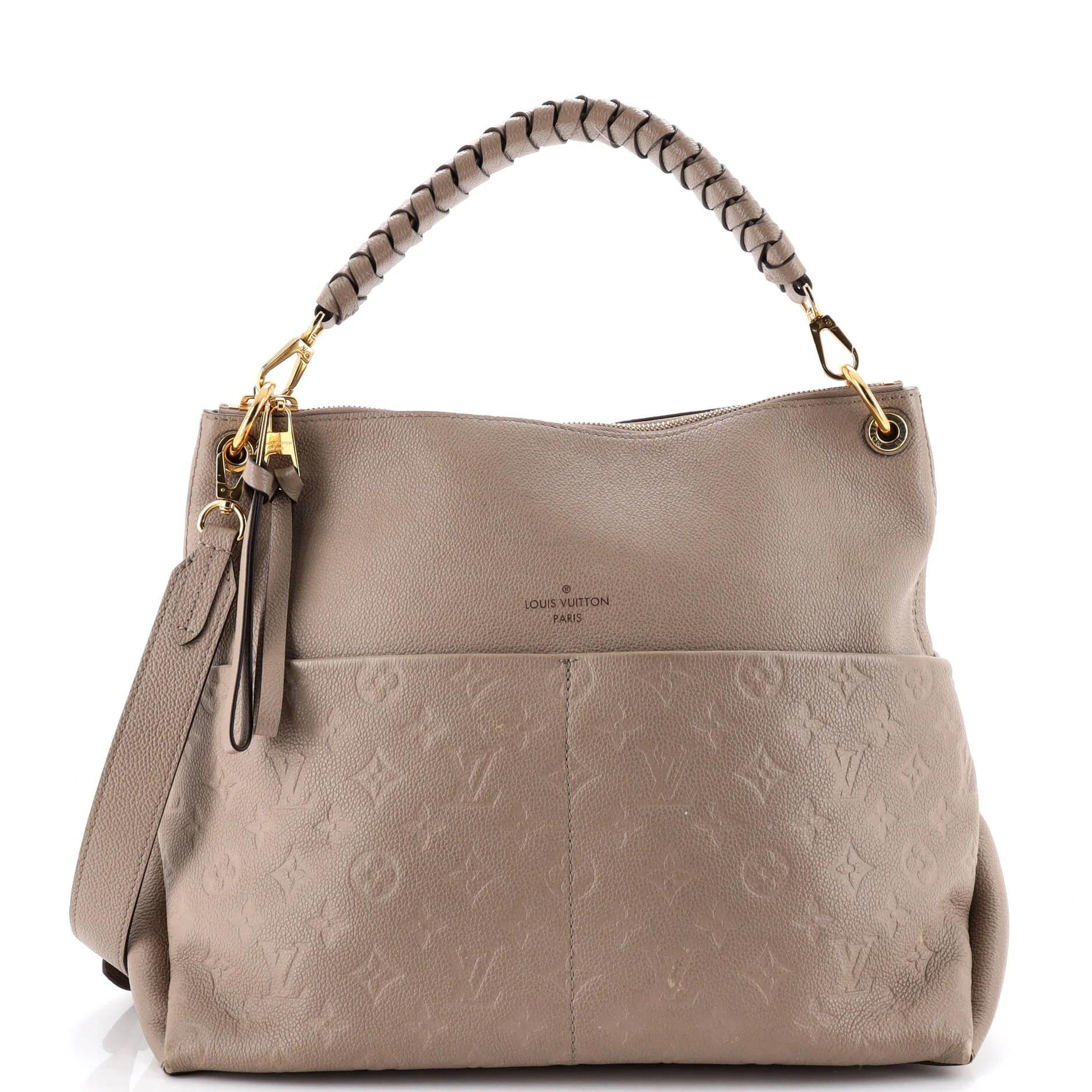 Maida leather handbag