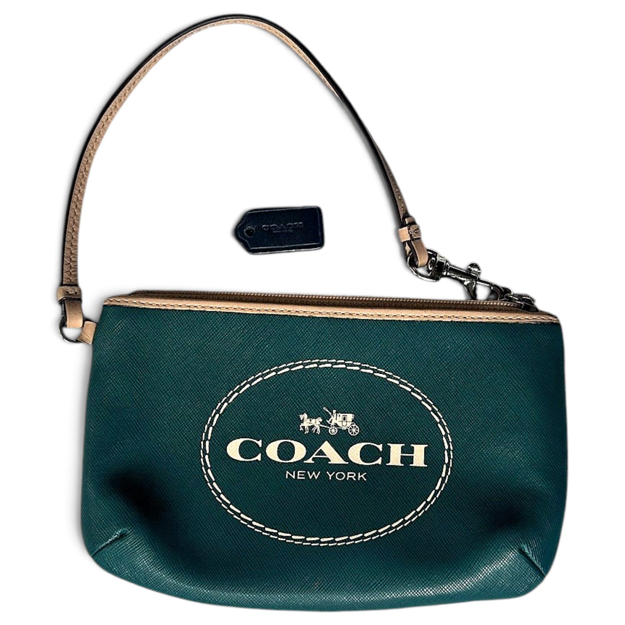 Leather clutch bag