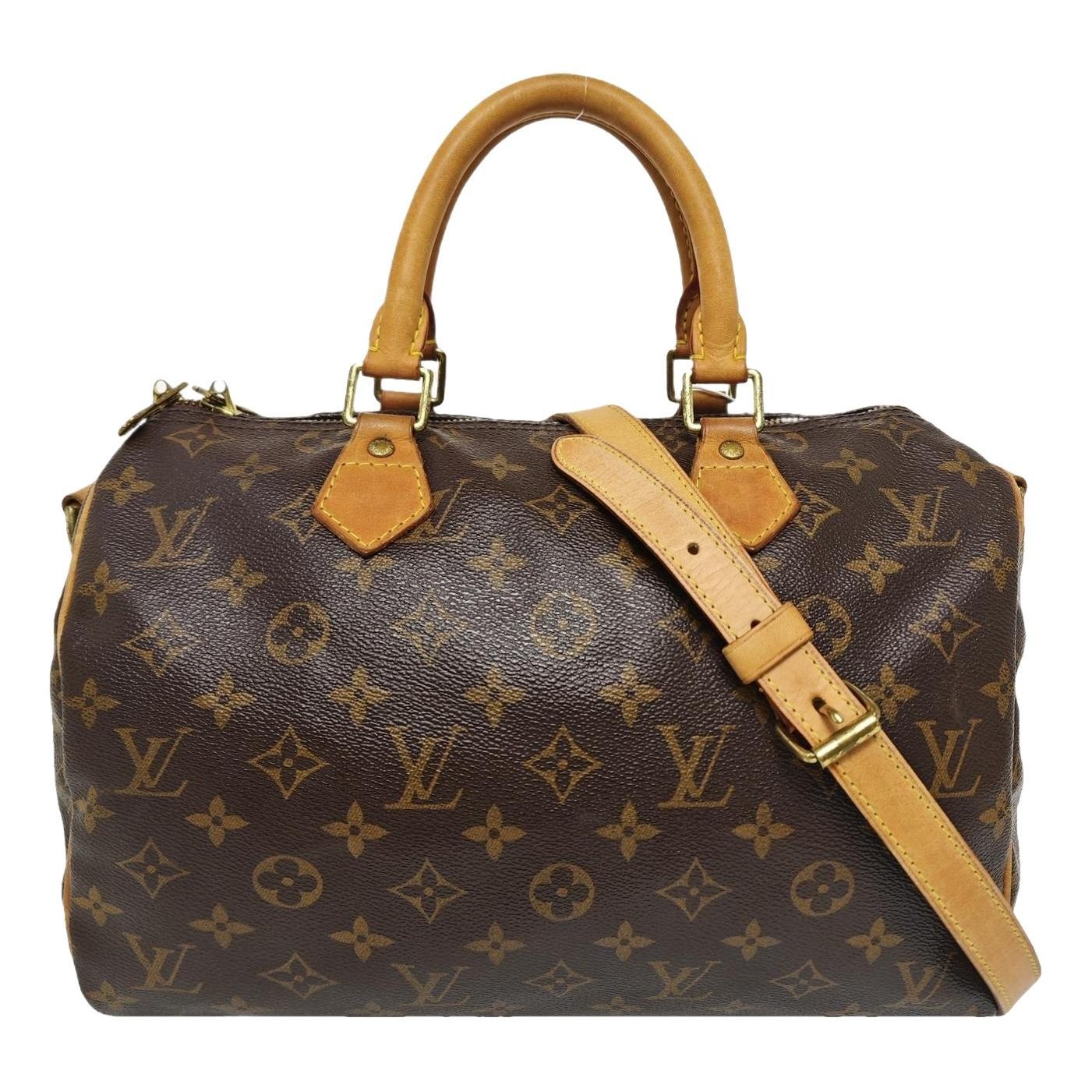 Nano Speedy / Mini HL leather handbag