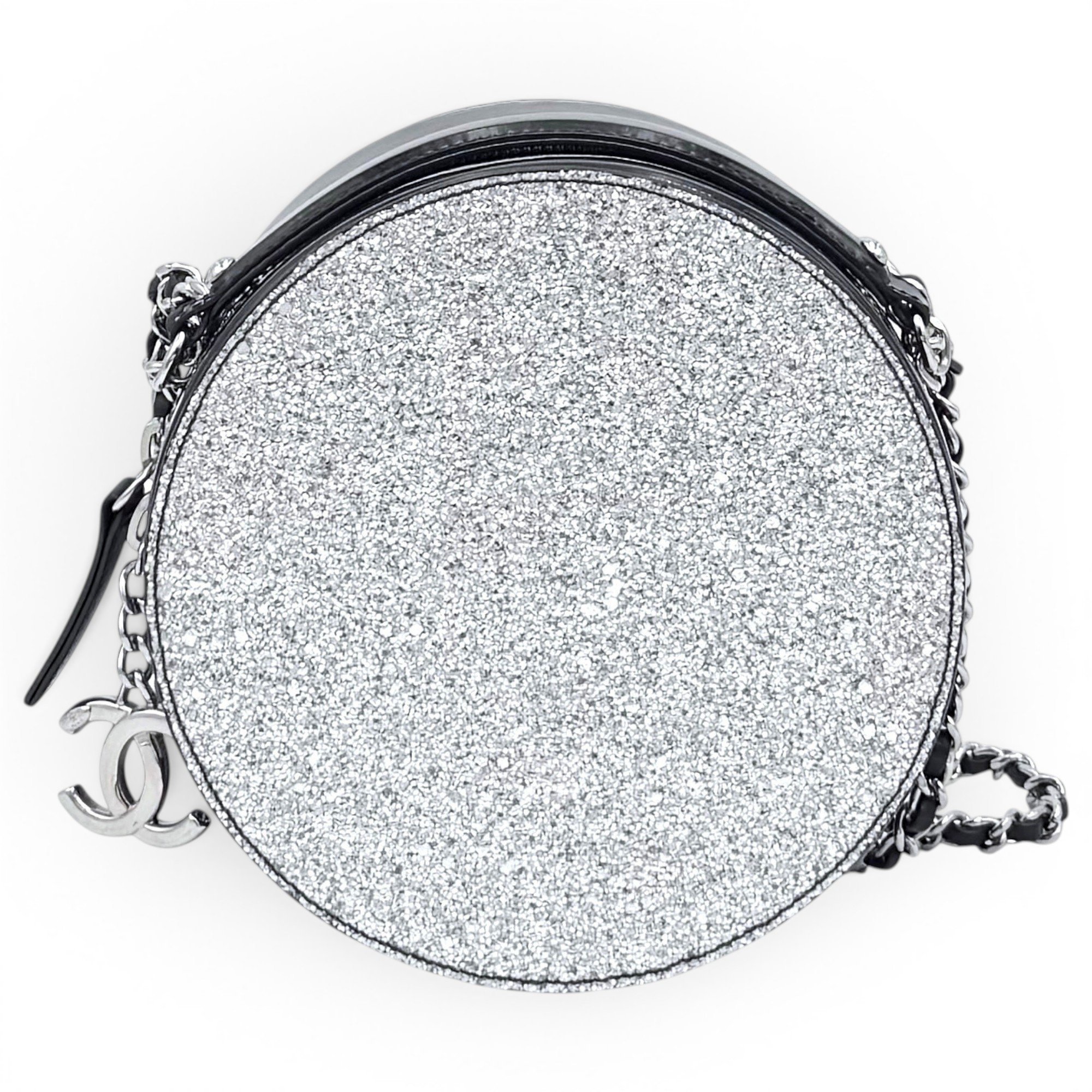 Patent leather handbag