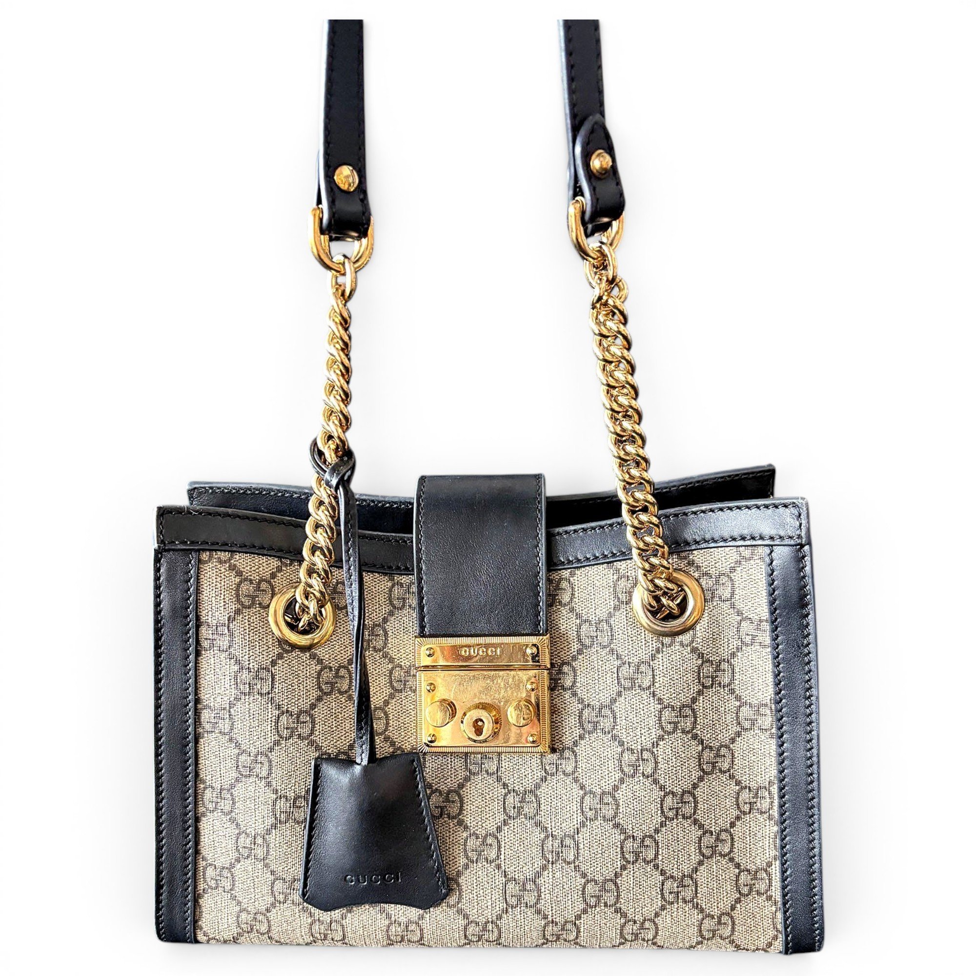 Padlock cloth handbag