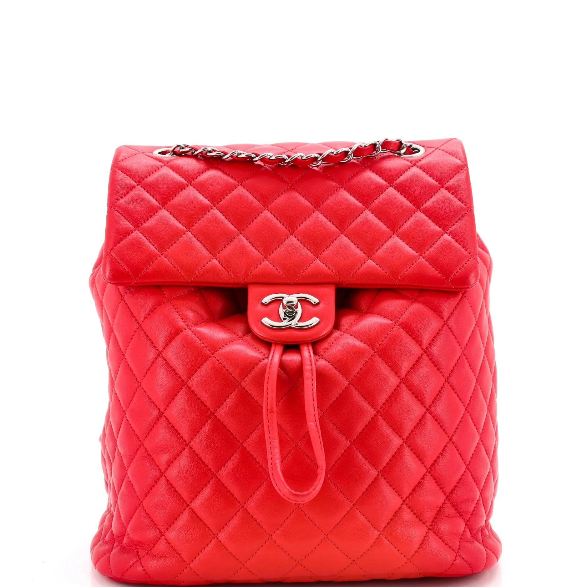 Leather backpack