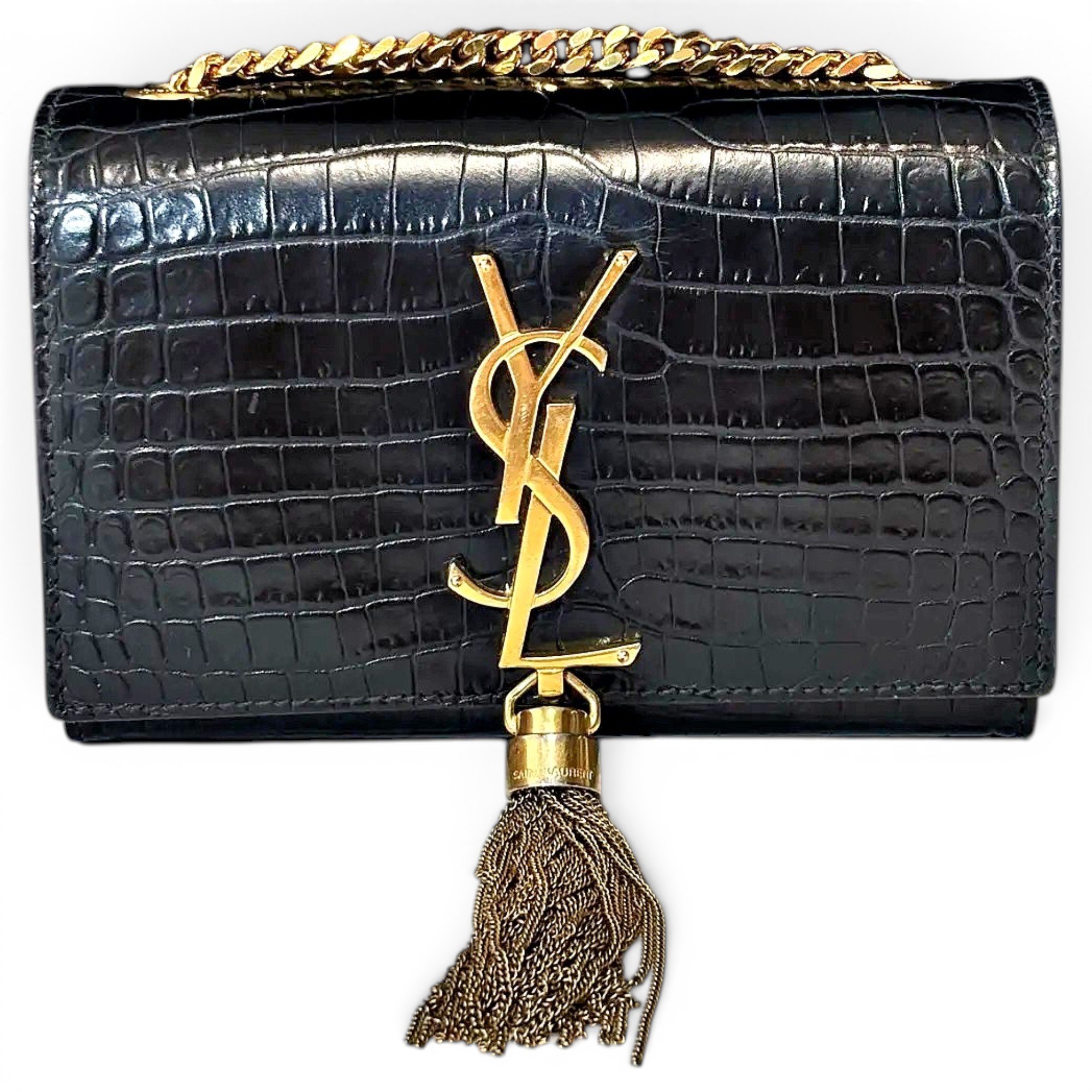 Pompom Kate leather handbag