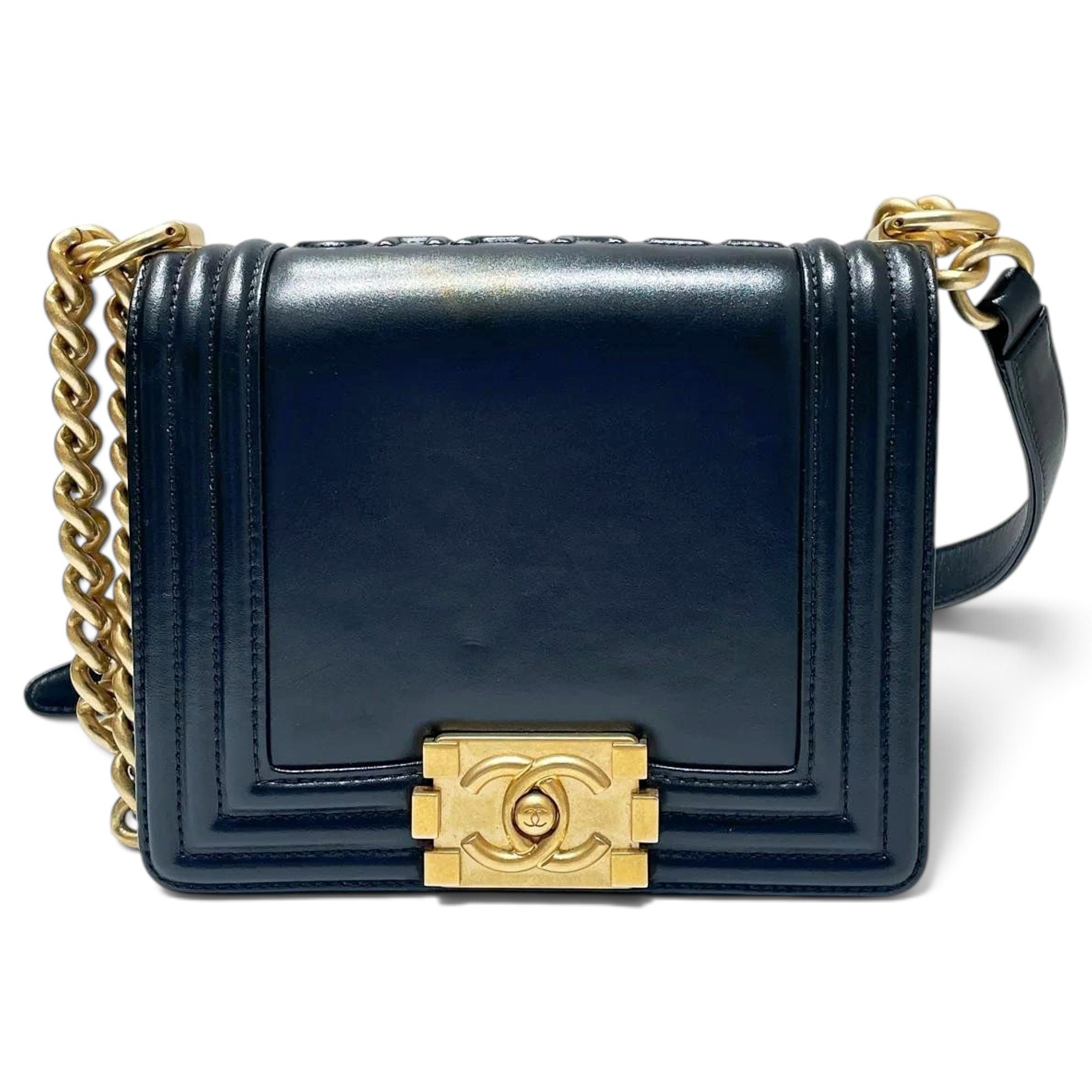 Boy leather crossbody bag