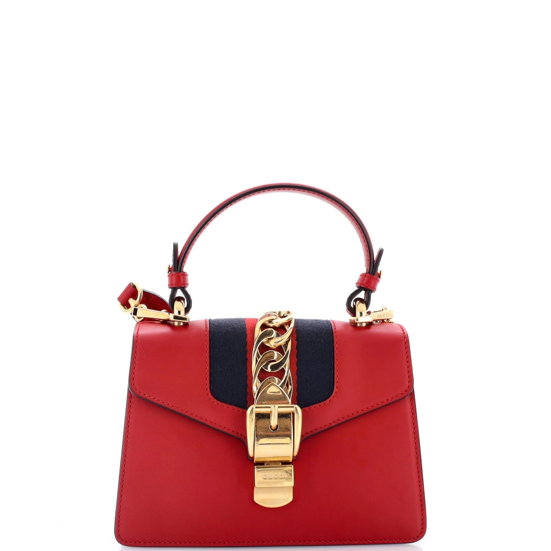Leather handbag