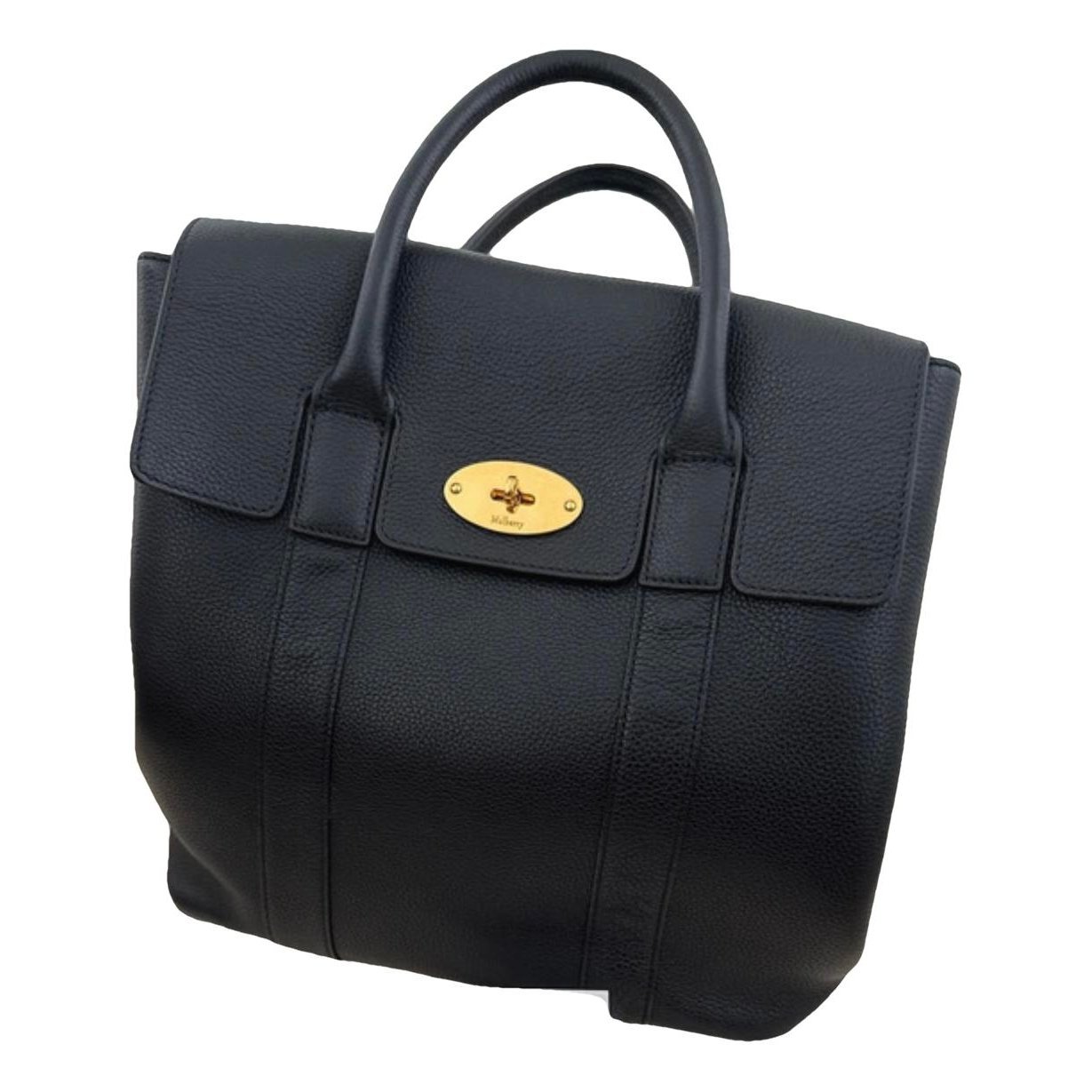 Leather backpack
