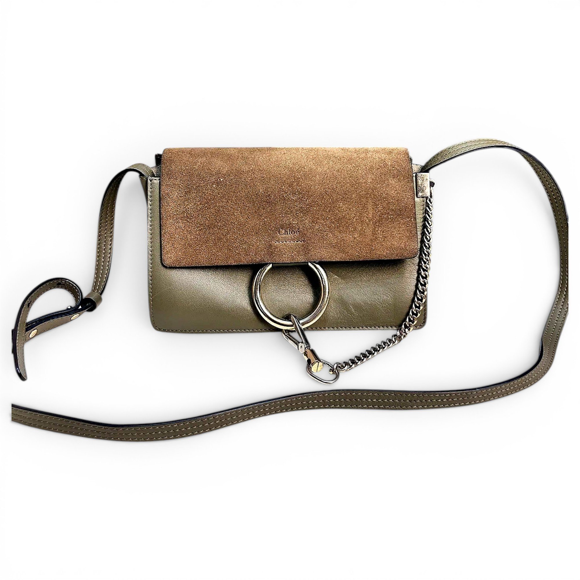 Faye leather crossbody bag