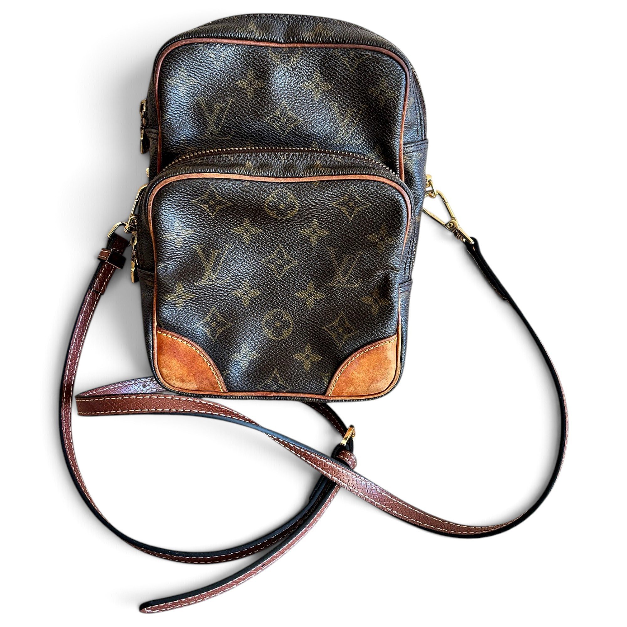 Amazon leather crossbody bag