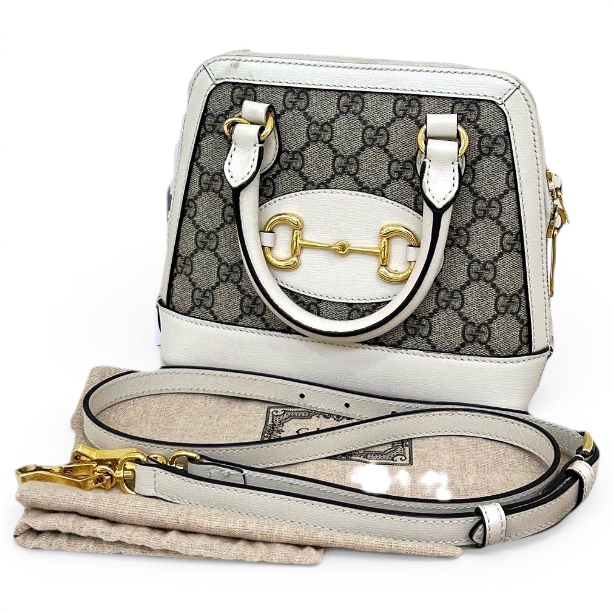 Handle Horsebit 1955 cloth handbag