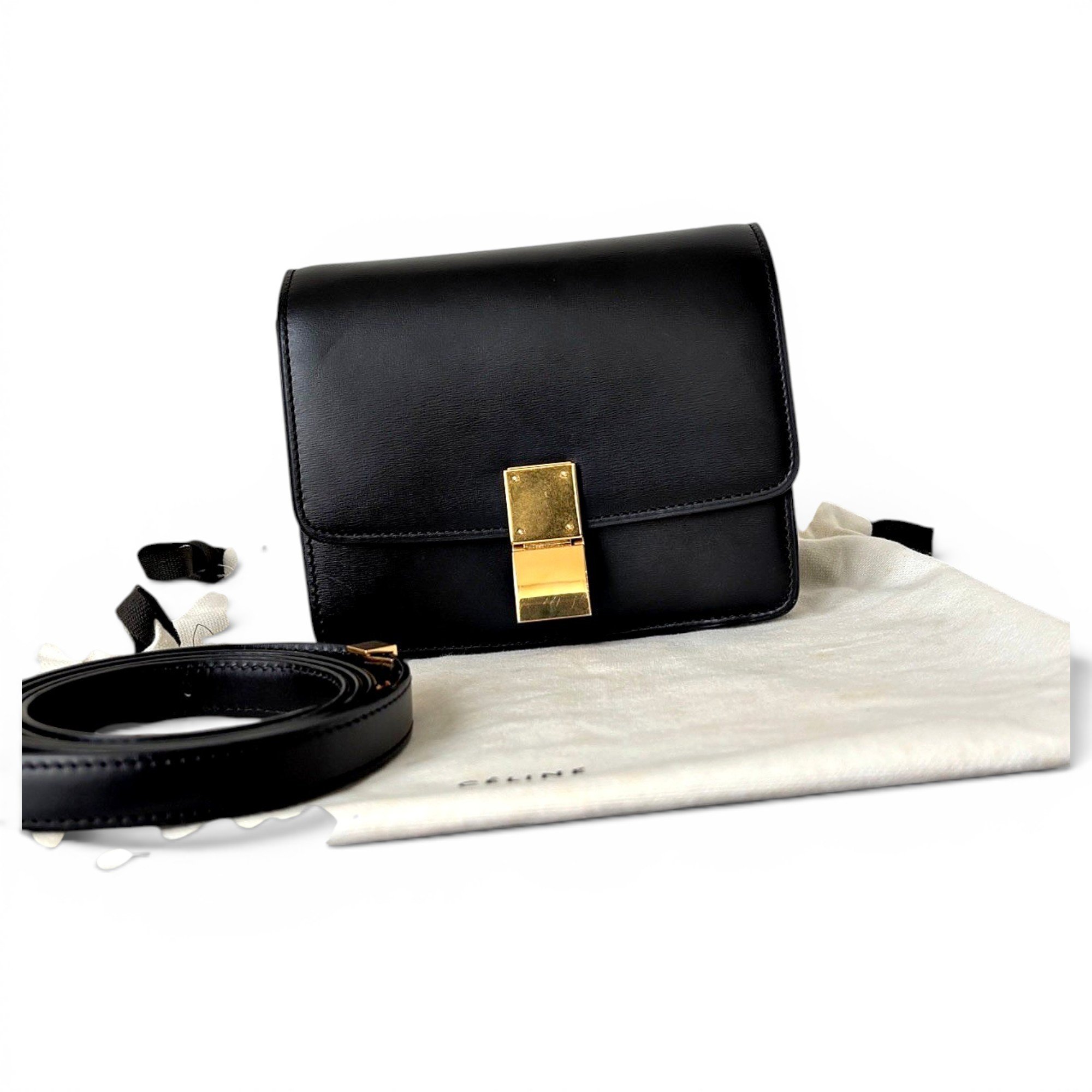 Classic leather handbag