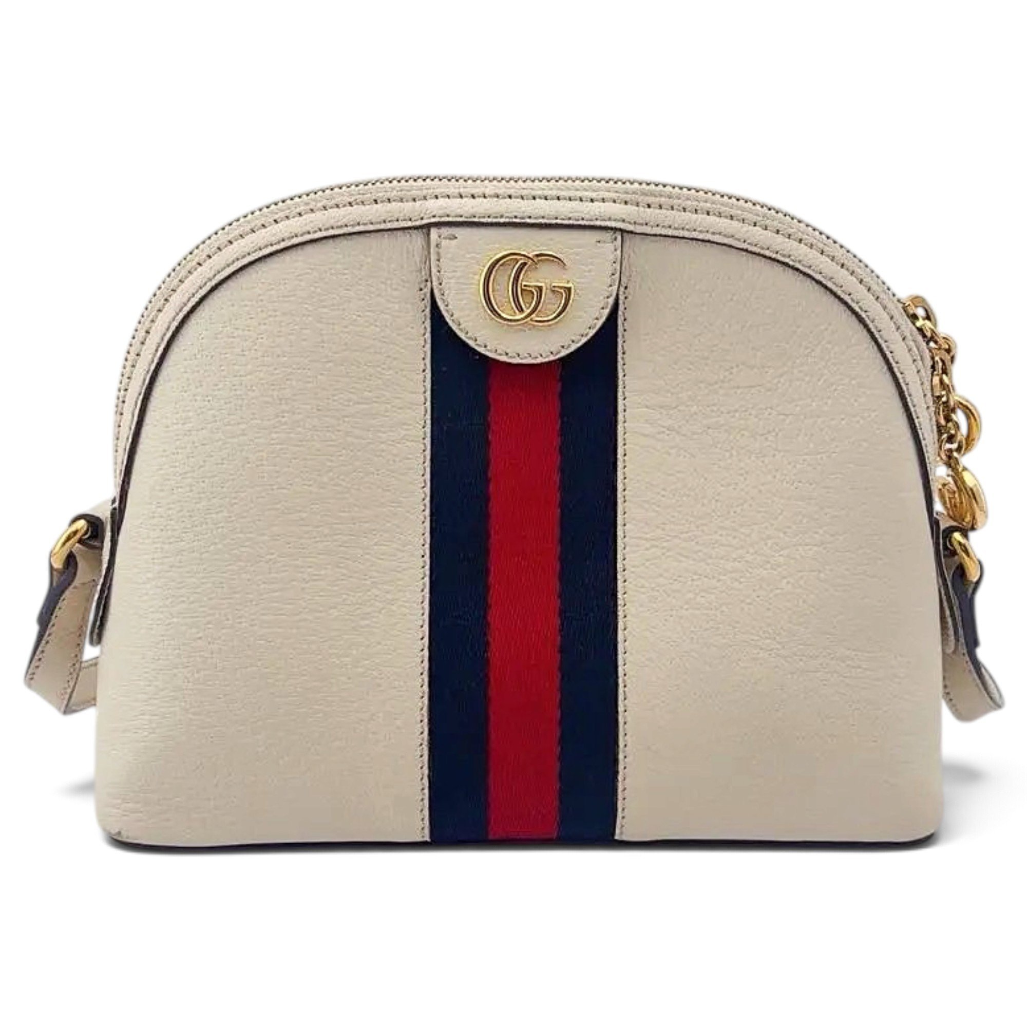 Ophidia Dome leather handbag