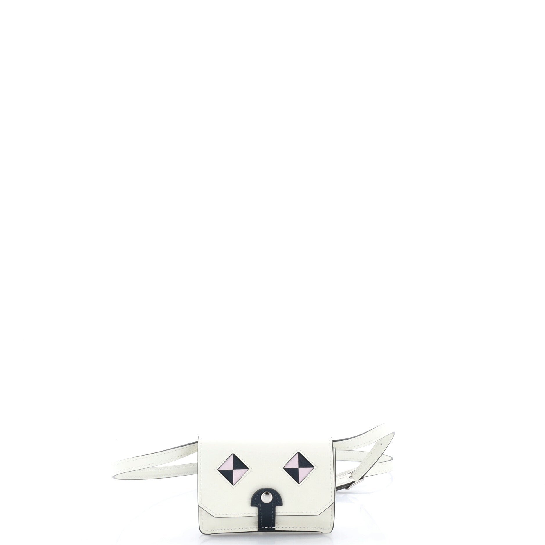 Chien Card Holder with Strap Swift and Chevre Mysore