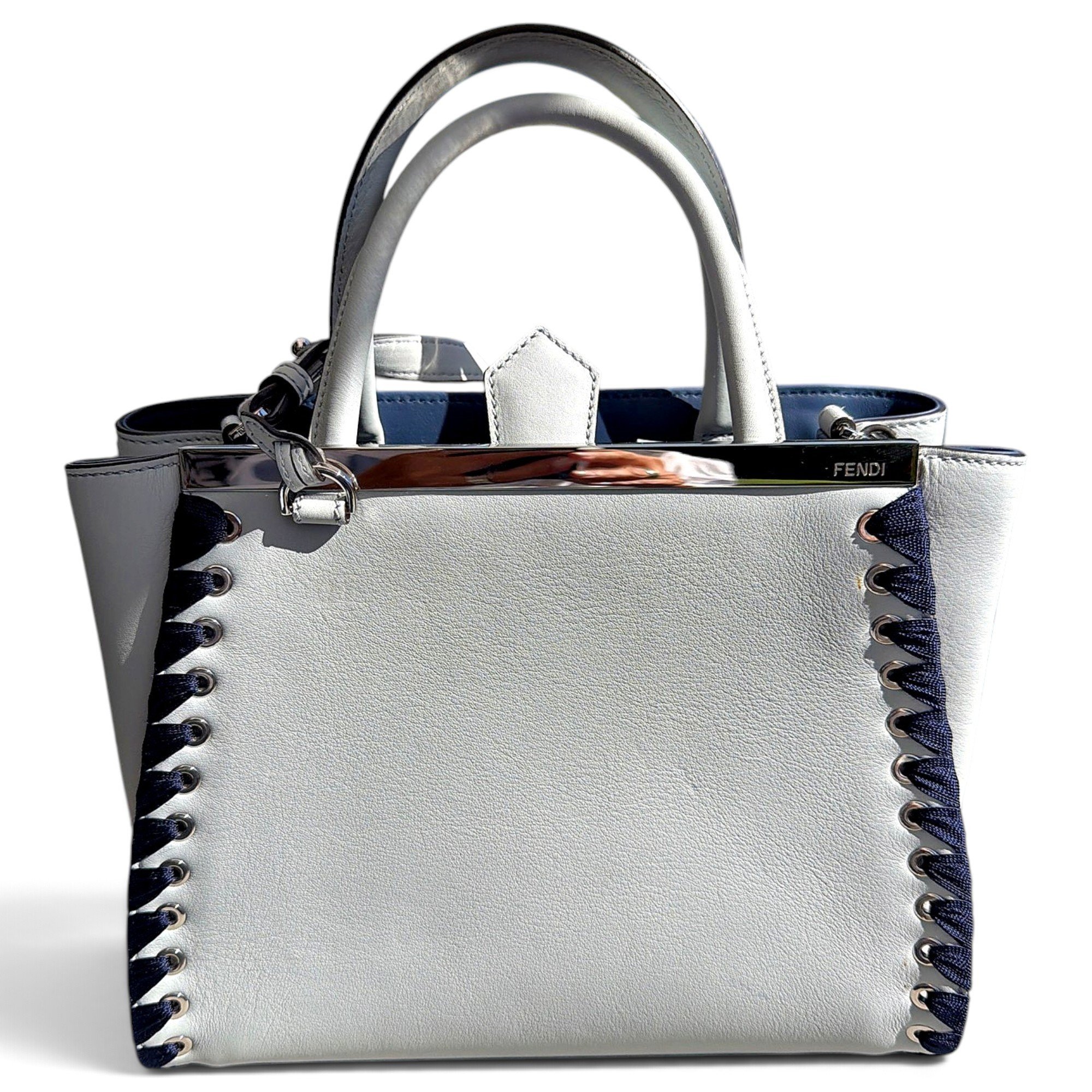 Peekaboo leather handbag