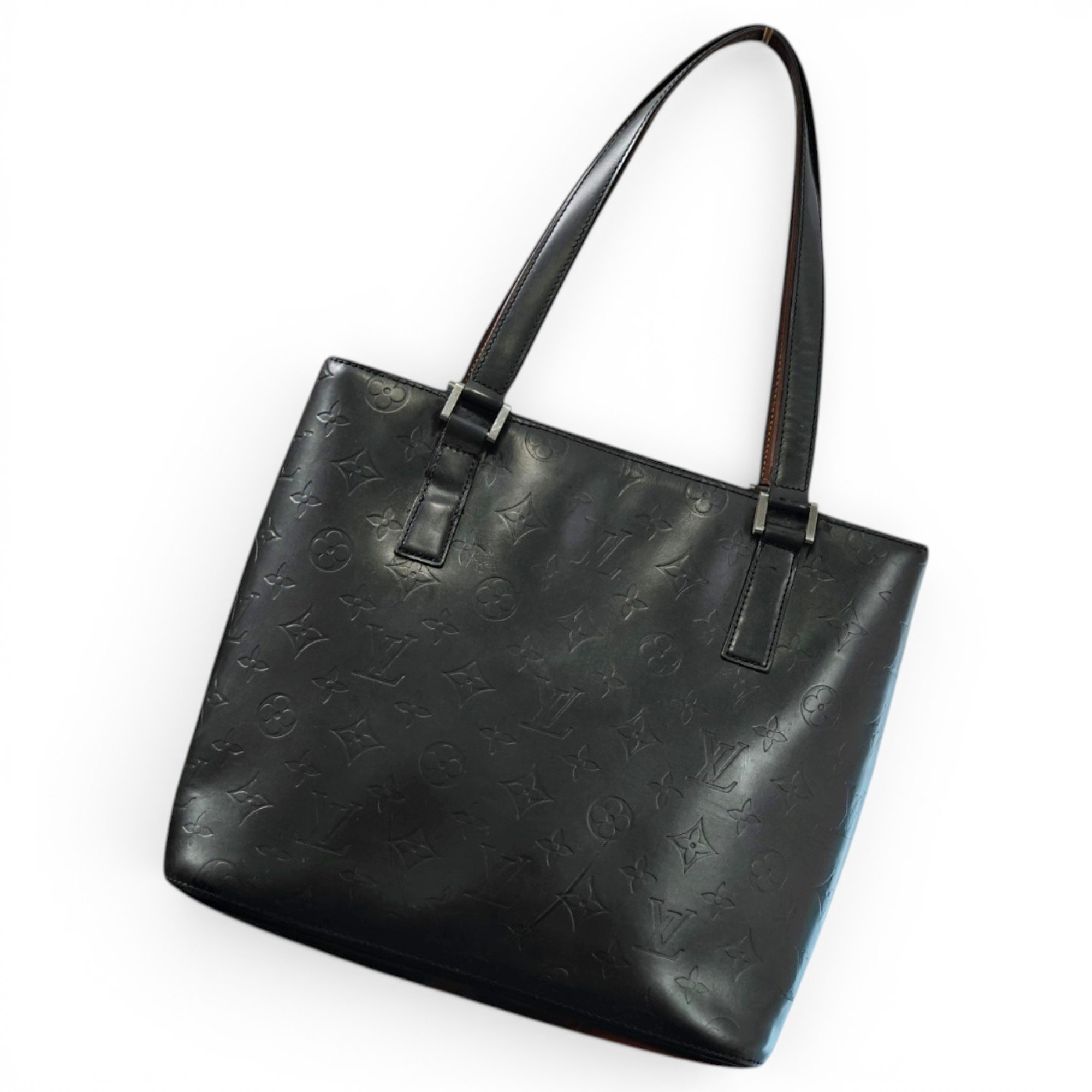 Stockton patent leather tote