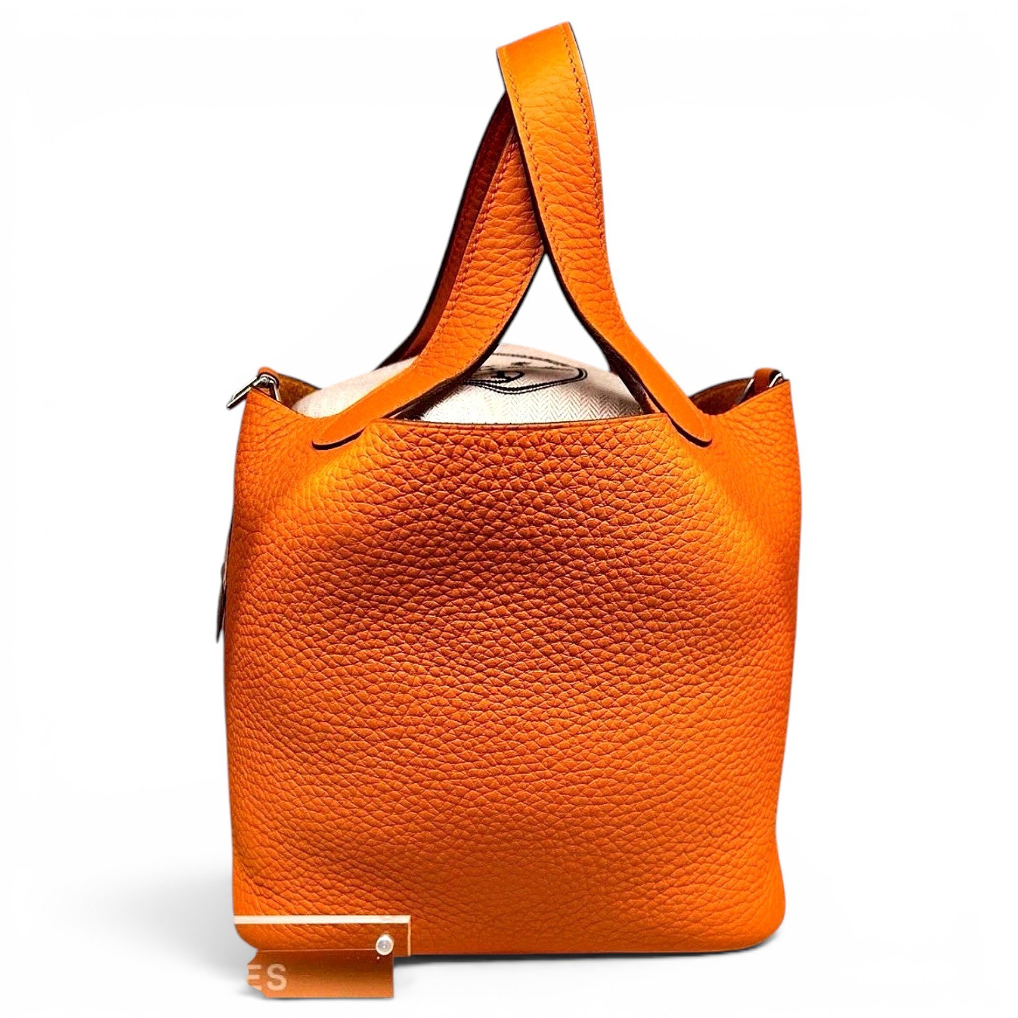 Hermes Picotin Handbag Orange