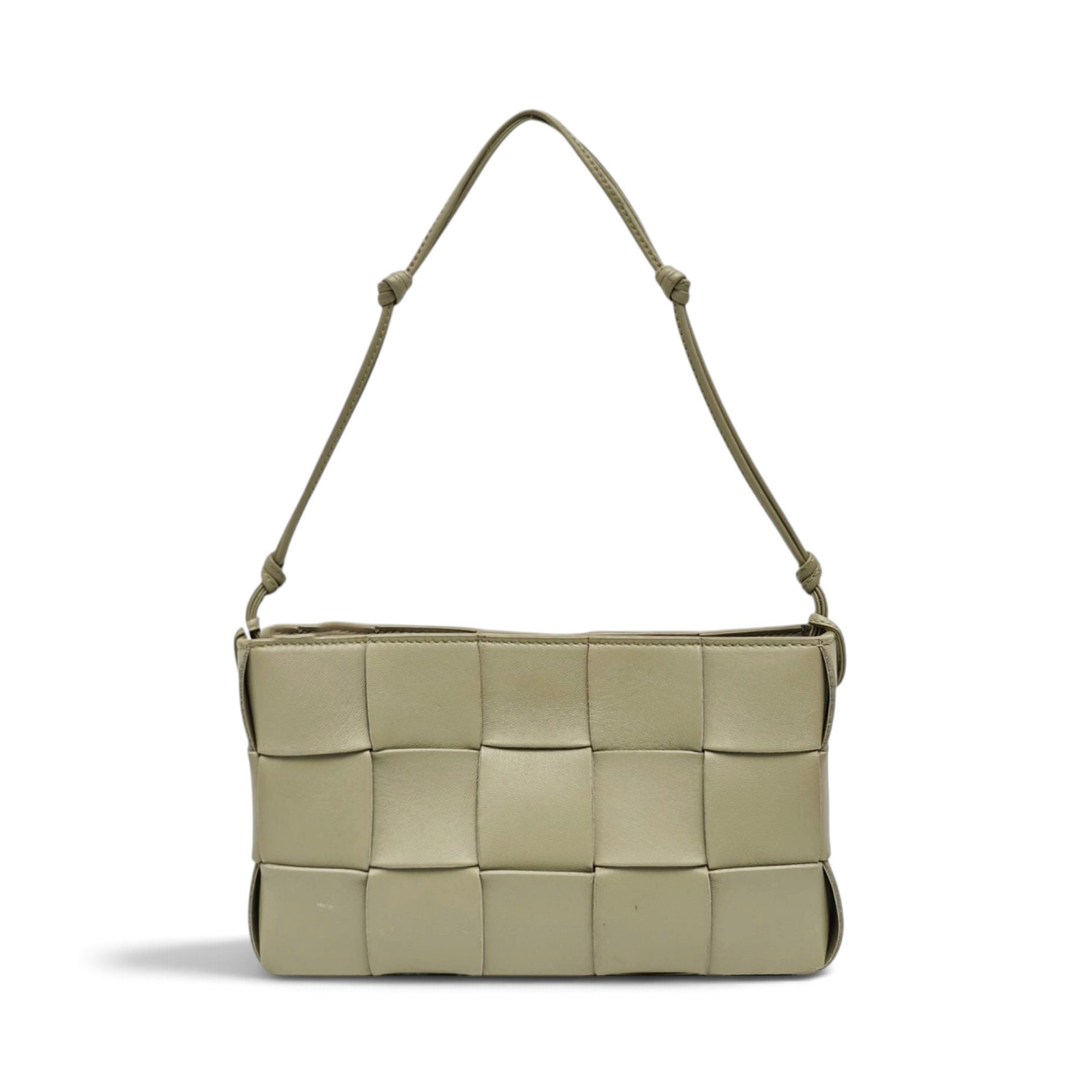 Cassette leather tote