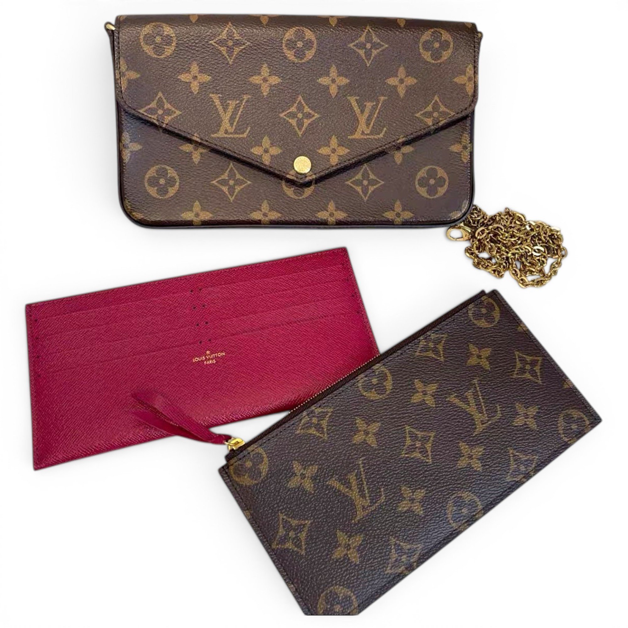 Félicie leather crossbody bag