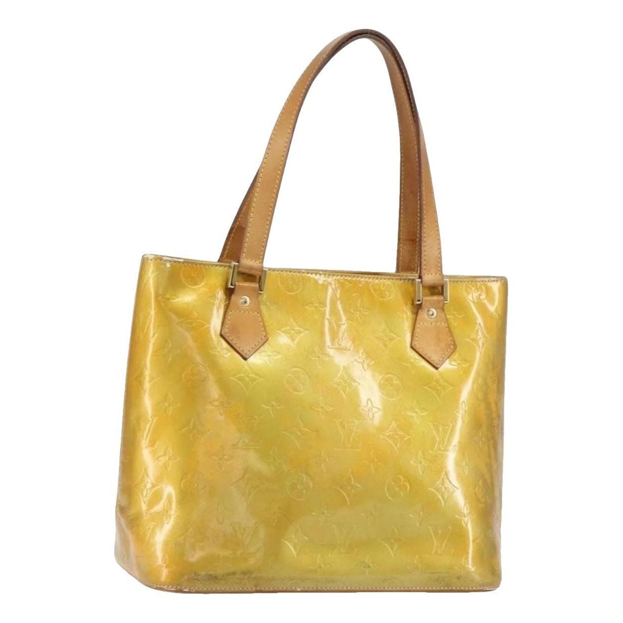 Patent leather handbag