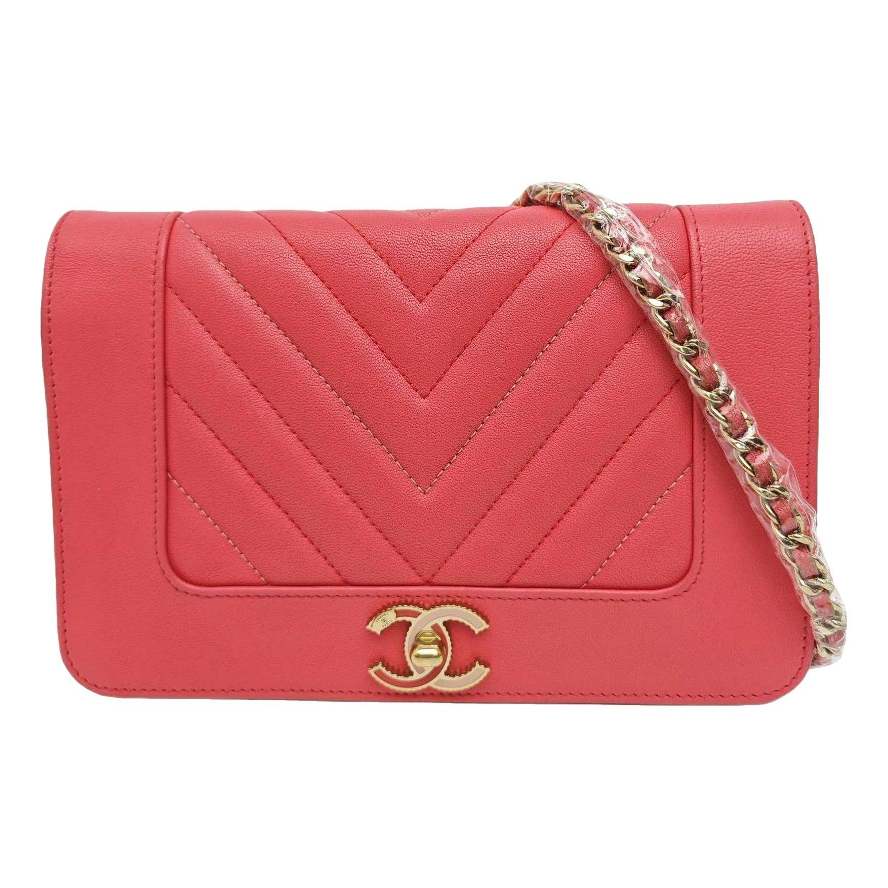Statement leather handbag