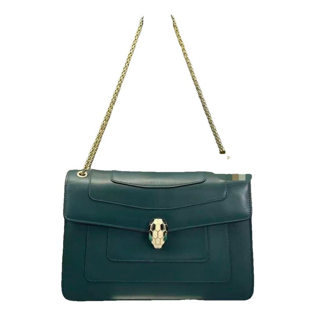 Serpenti leather handbag