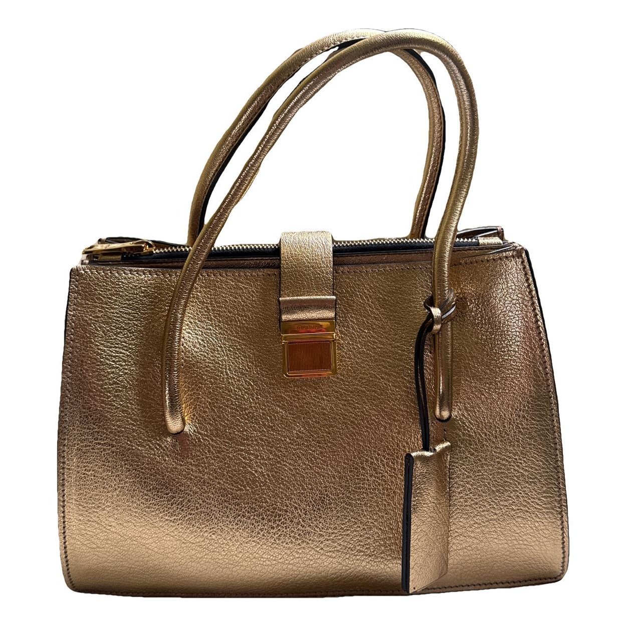 Madras leather handbag