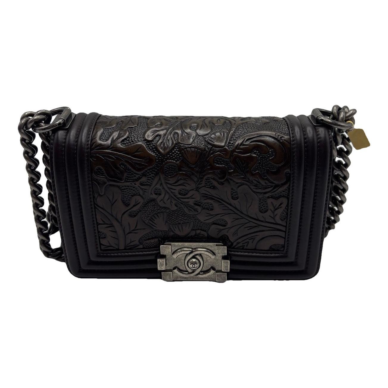 Boy leather crossbody bag