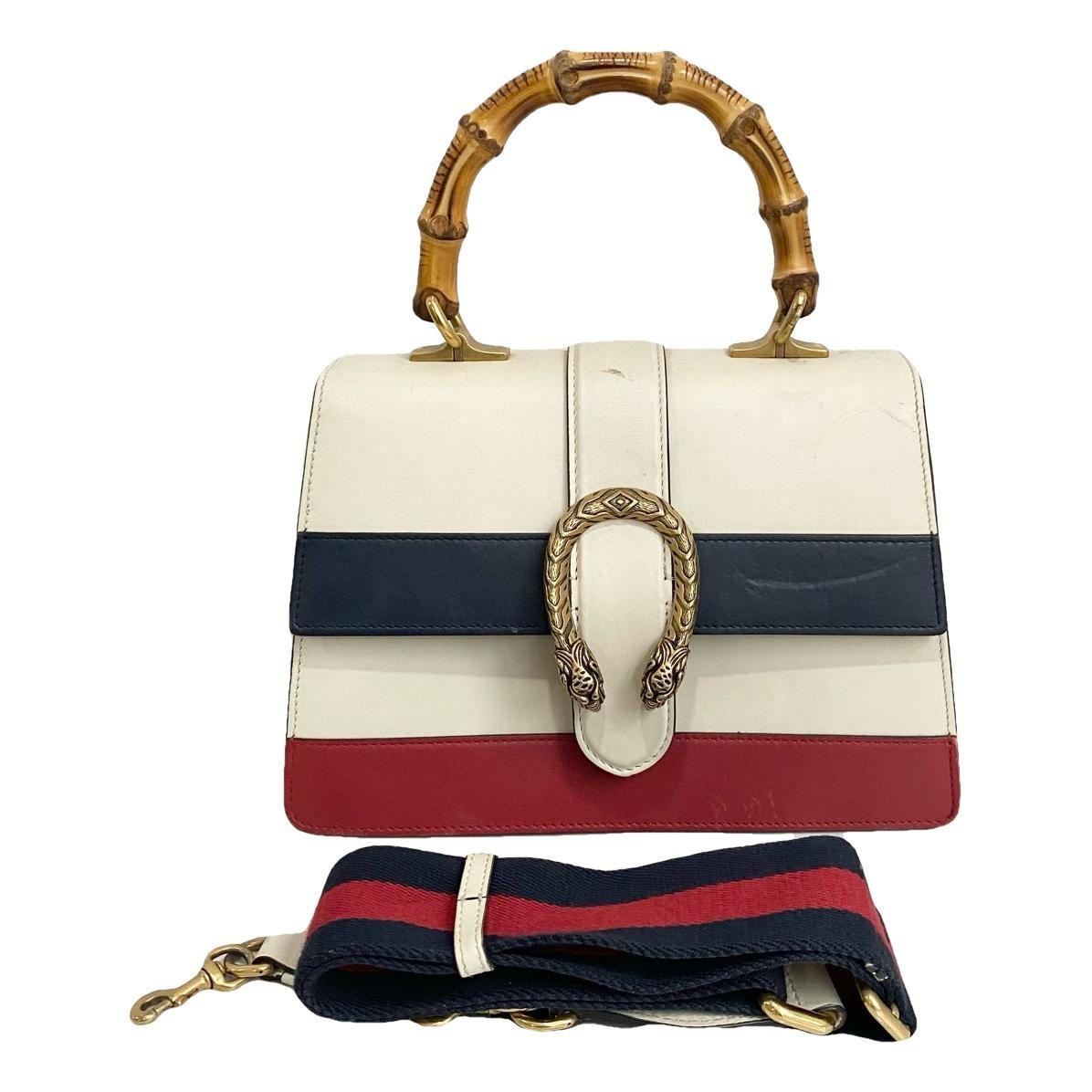 Dionysus Bamboo leather handbag