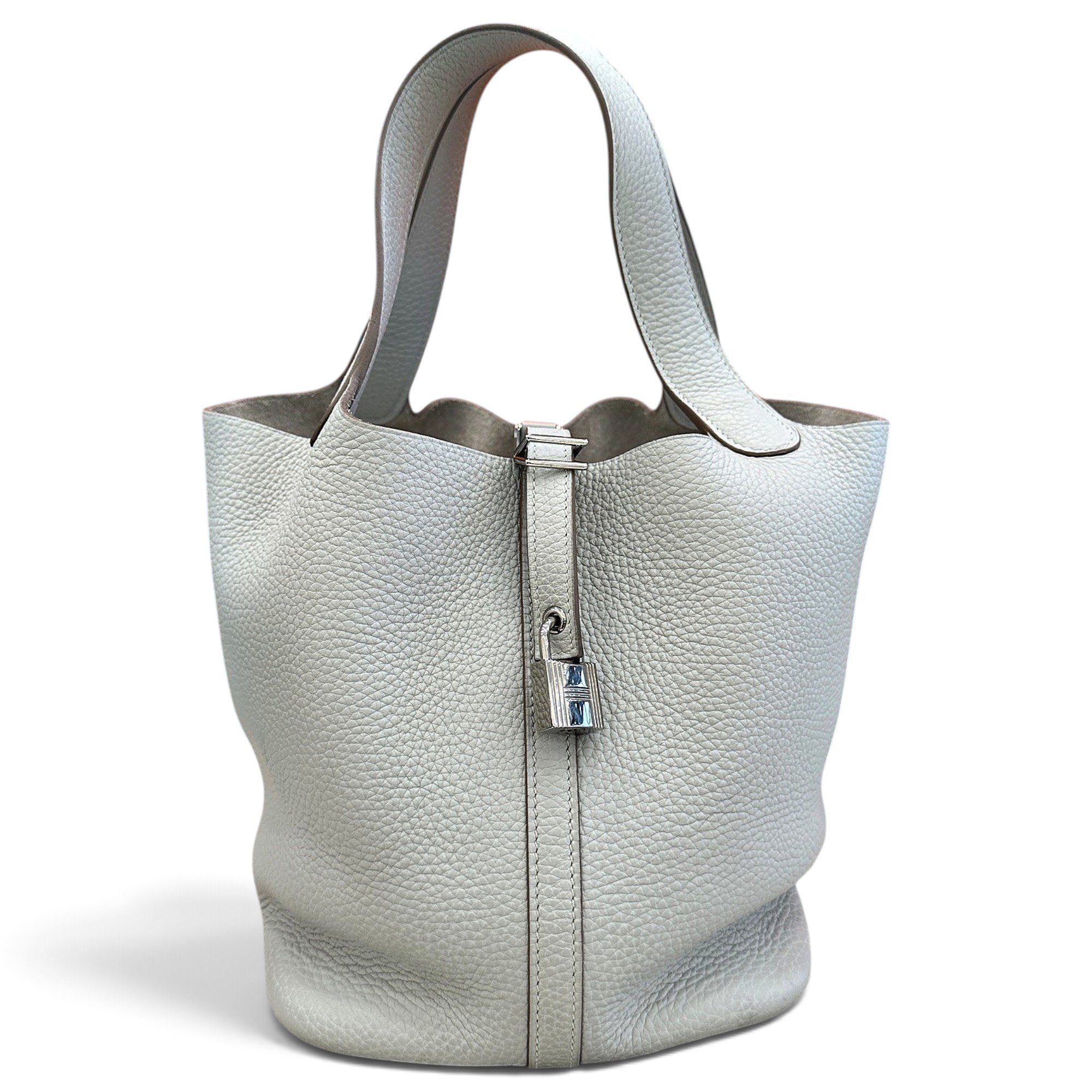 Picotin leather handbag