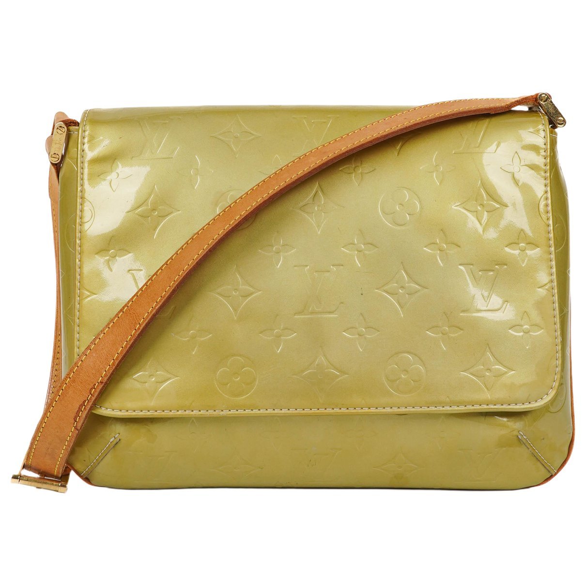 Thompson patent leather handbag