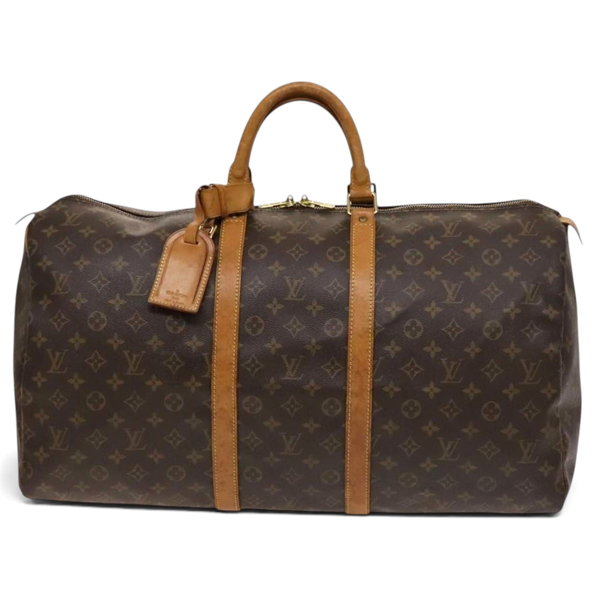Leather bowling bag