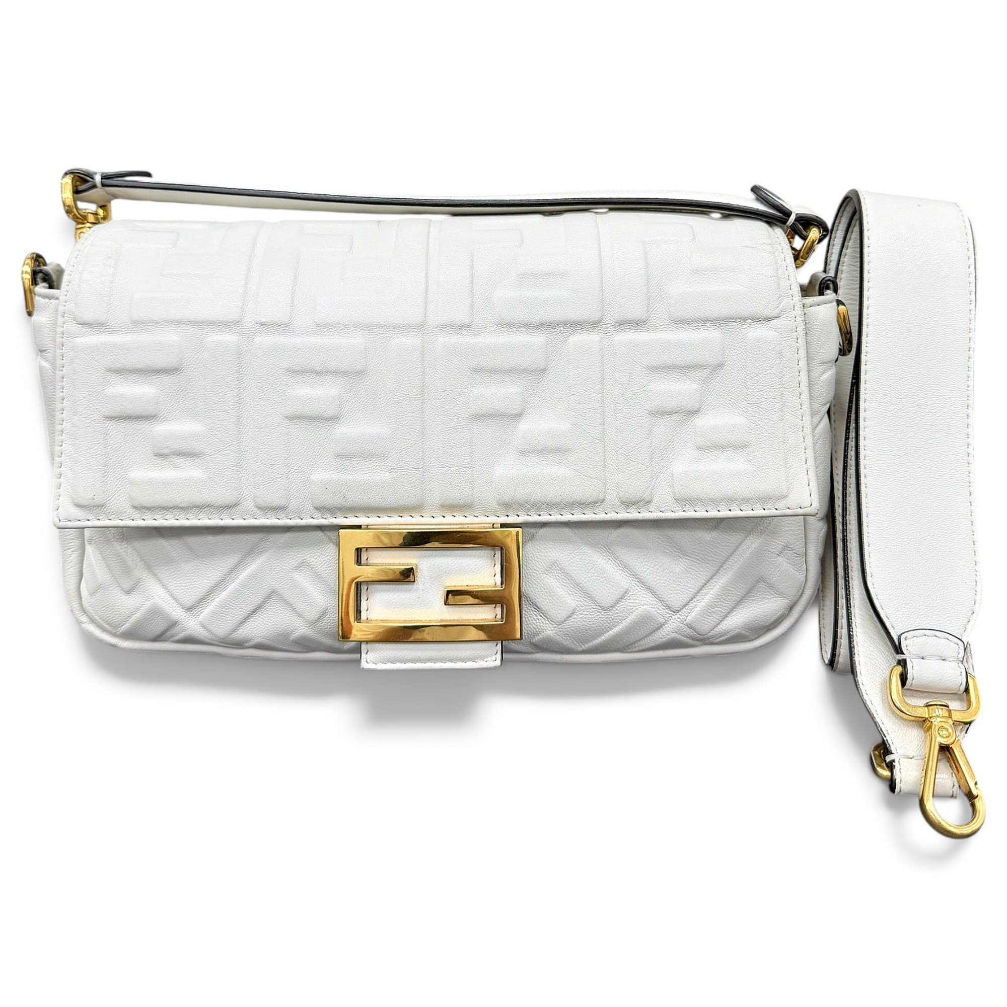 Baguette leather handbag