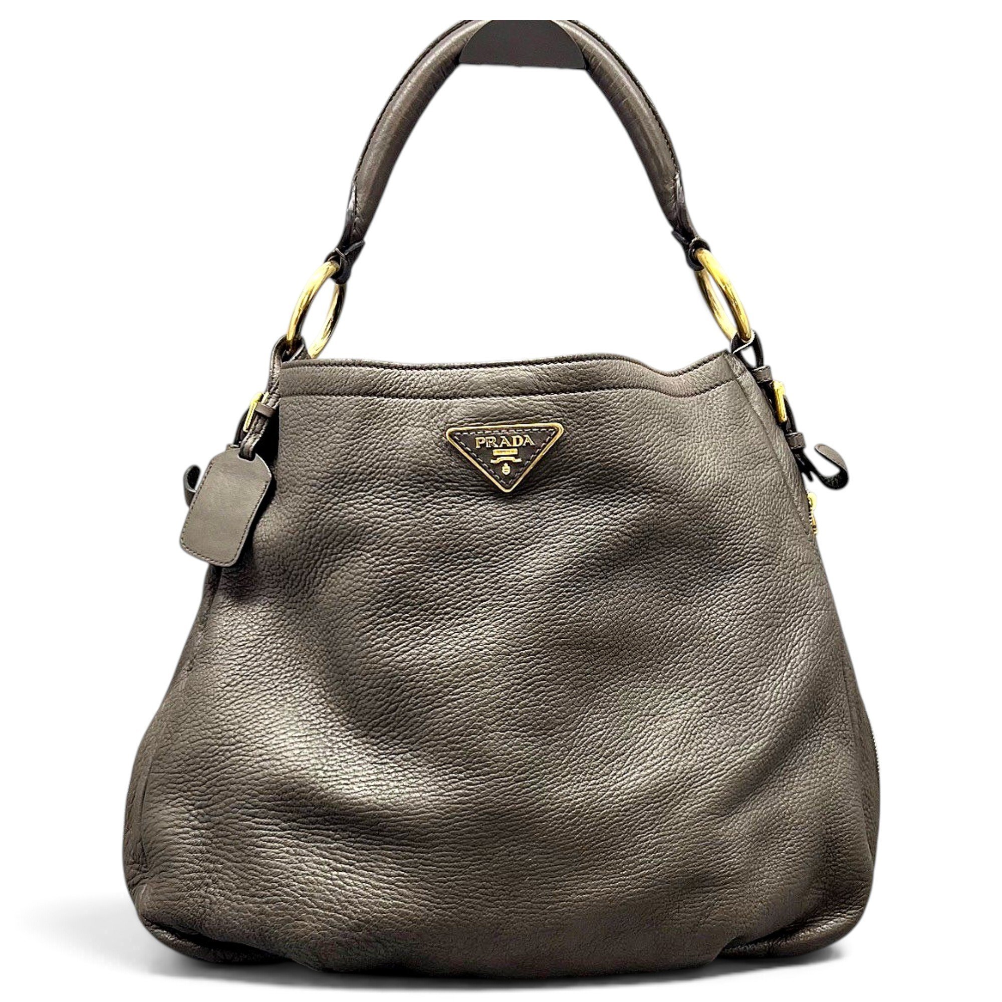 Leather handbag
