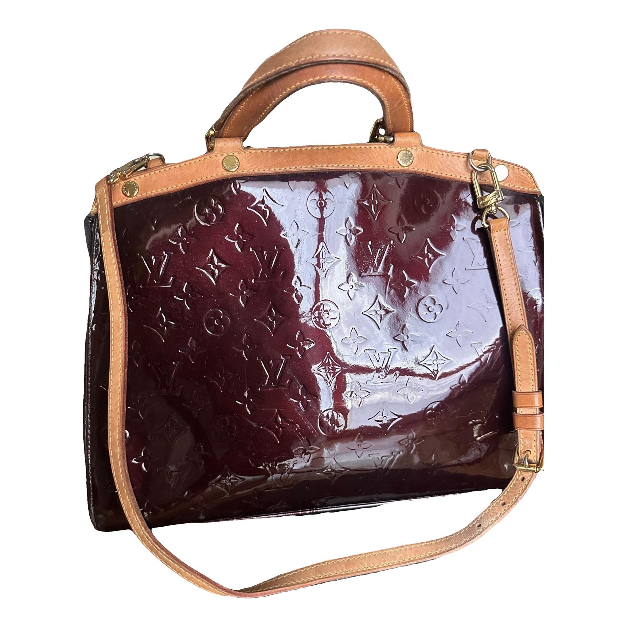 Bréa leather handbag