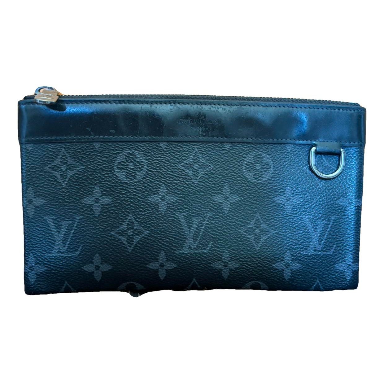 Leather clutch bag