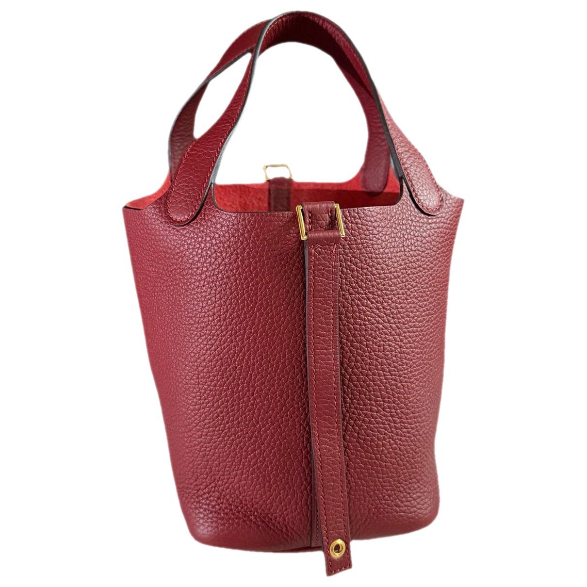 Picotin leather handbag