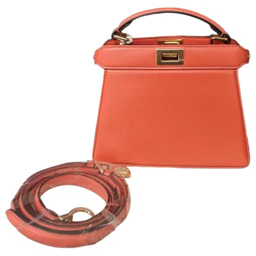 Peekaboo leather handbag